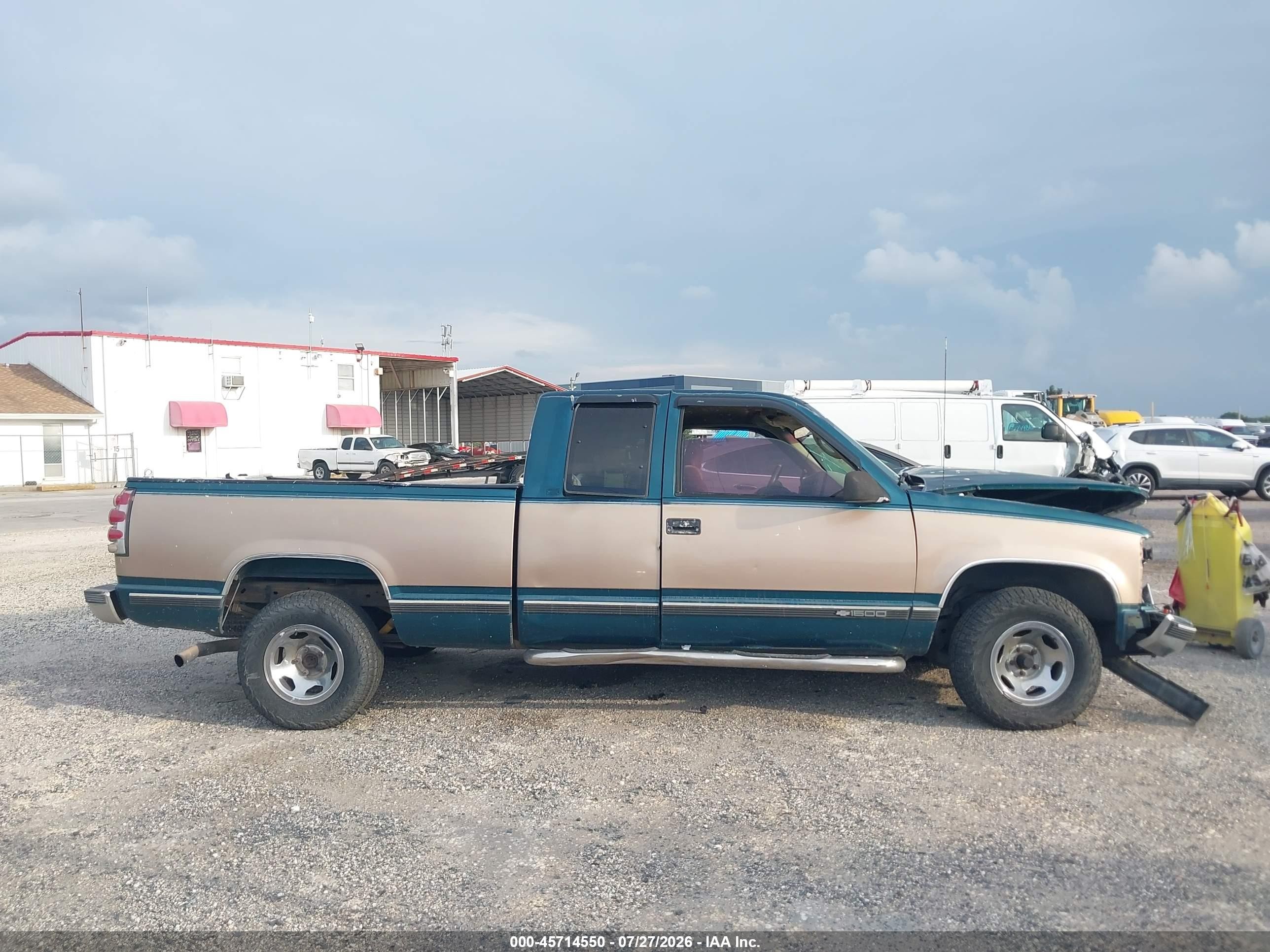 1996 Chevrolet Gmt-400 C1500 Green vin: 1GCEC19RXTE183662