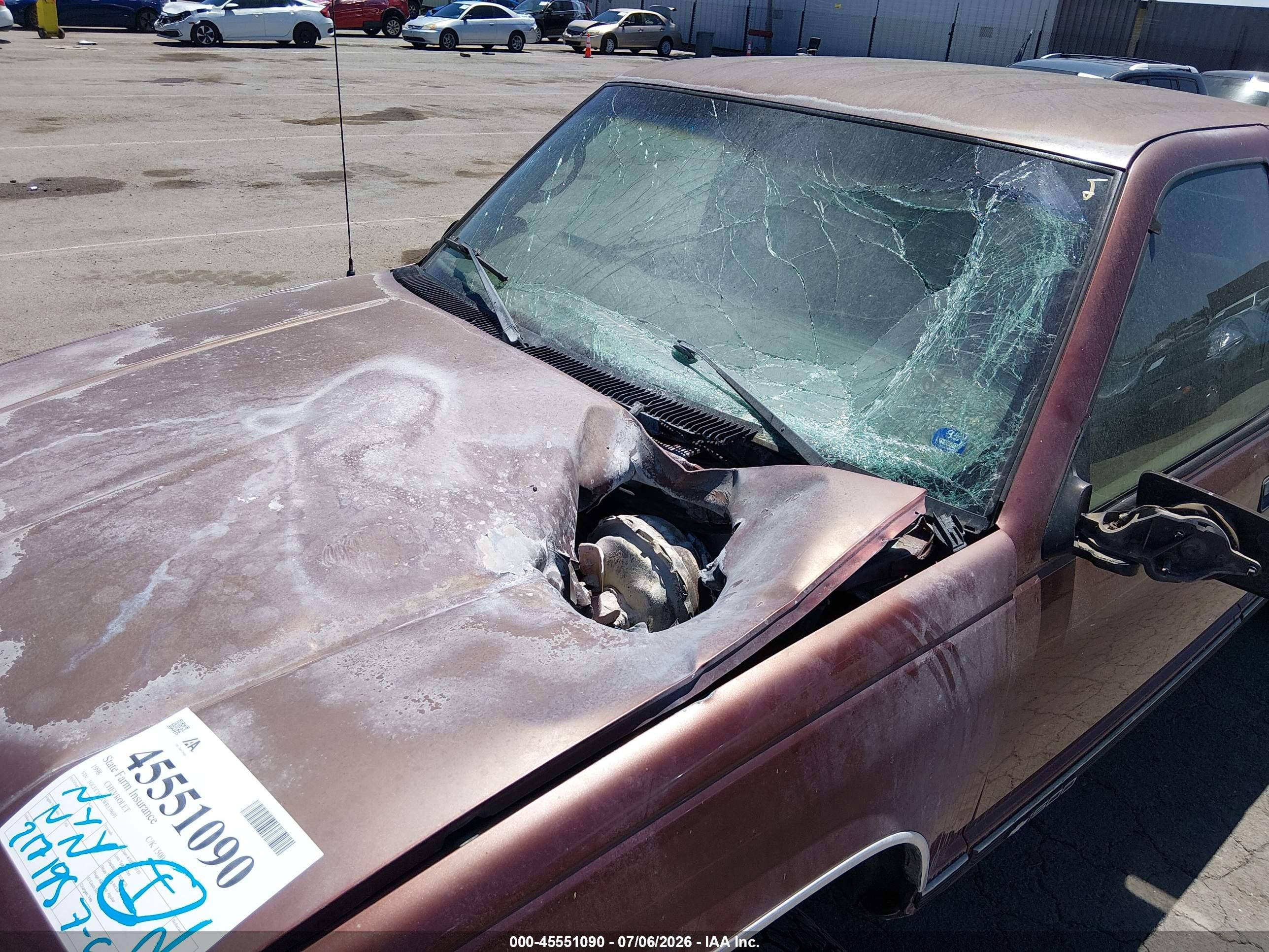 1998 Chevrolet C/k 1500 Fleetside Maroon vin: 1GCEC19RXWR139691