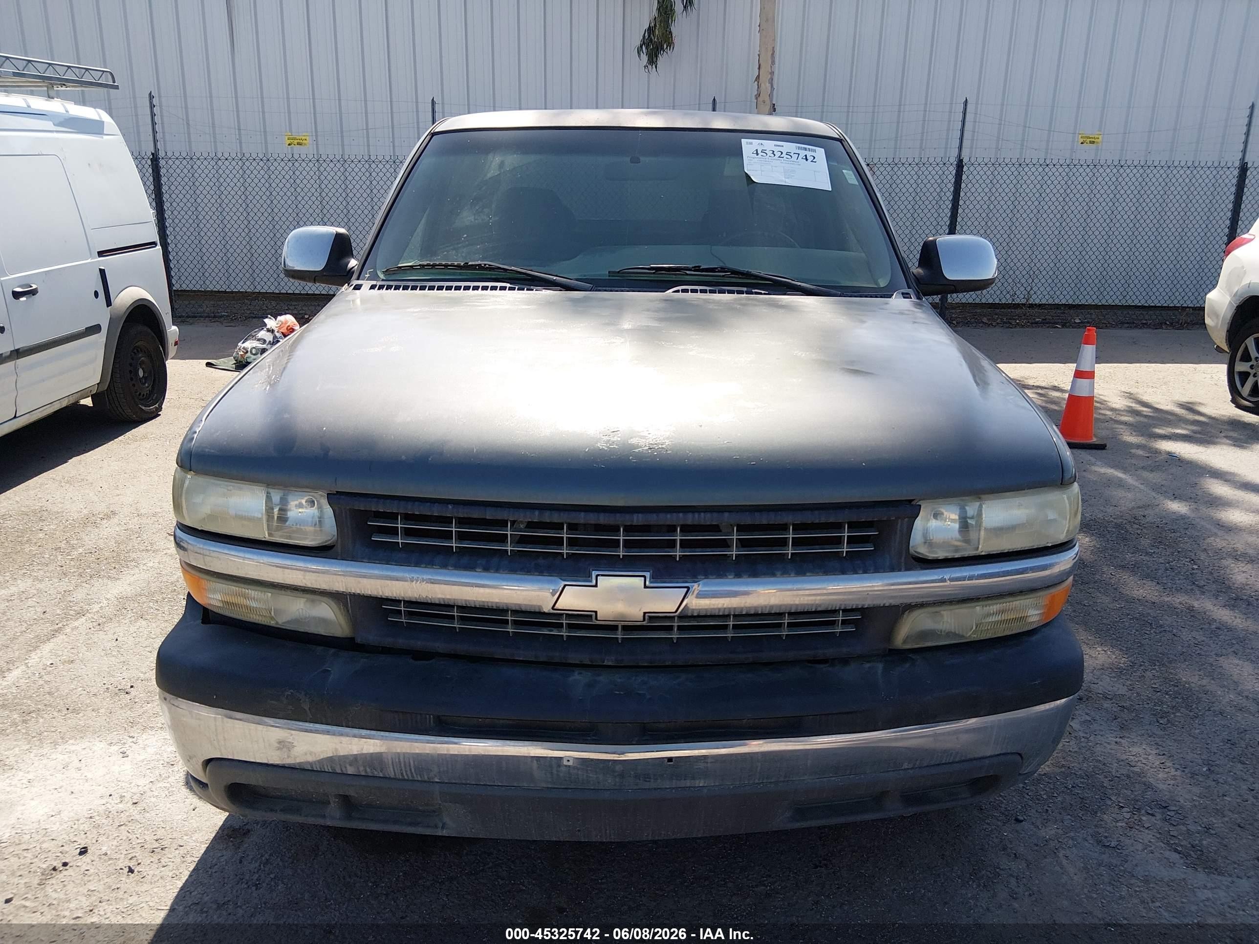 2001 Chevrolet Silverado 1500 Ls Gray vin: 1GCEC19T01E234336