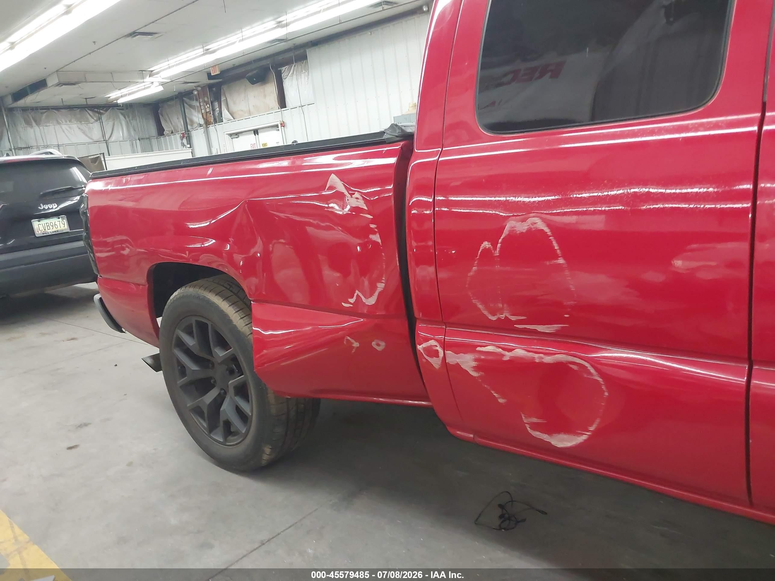 2001 Chevrolet Silverado 1500 Ls Red vin: 1GCEC19T01Z165365