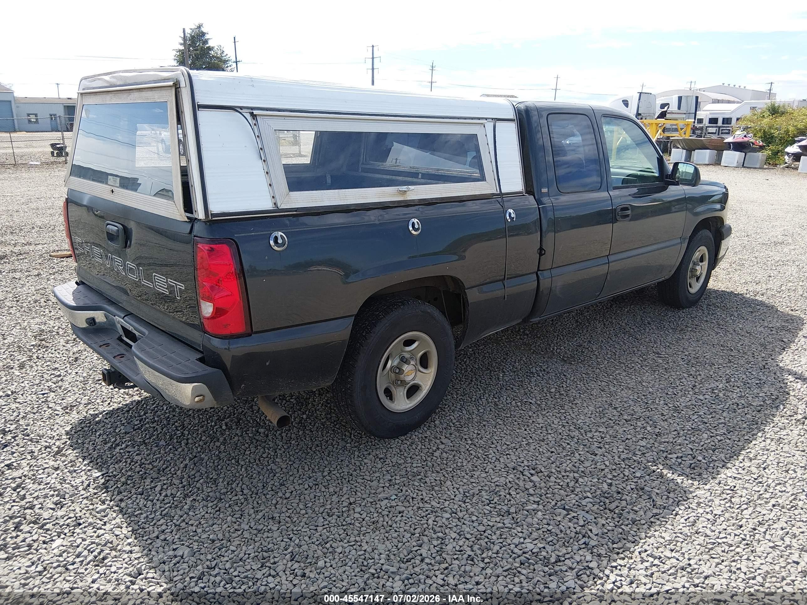 2003 Chevrolet Silverado 1500 Ls/lt Black vin: 1GCEC19T03Z290210