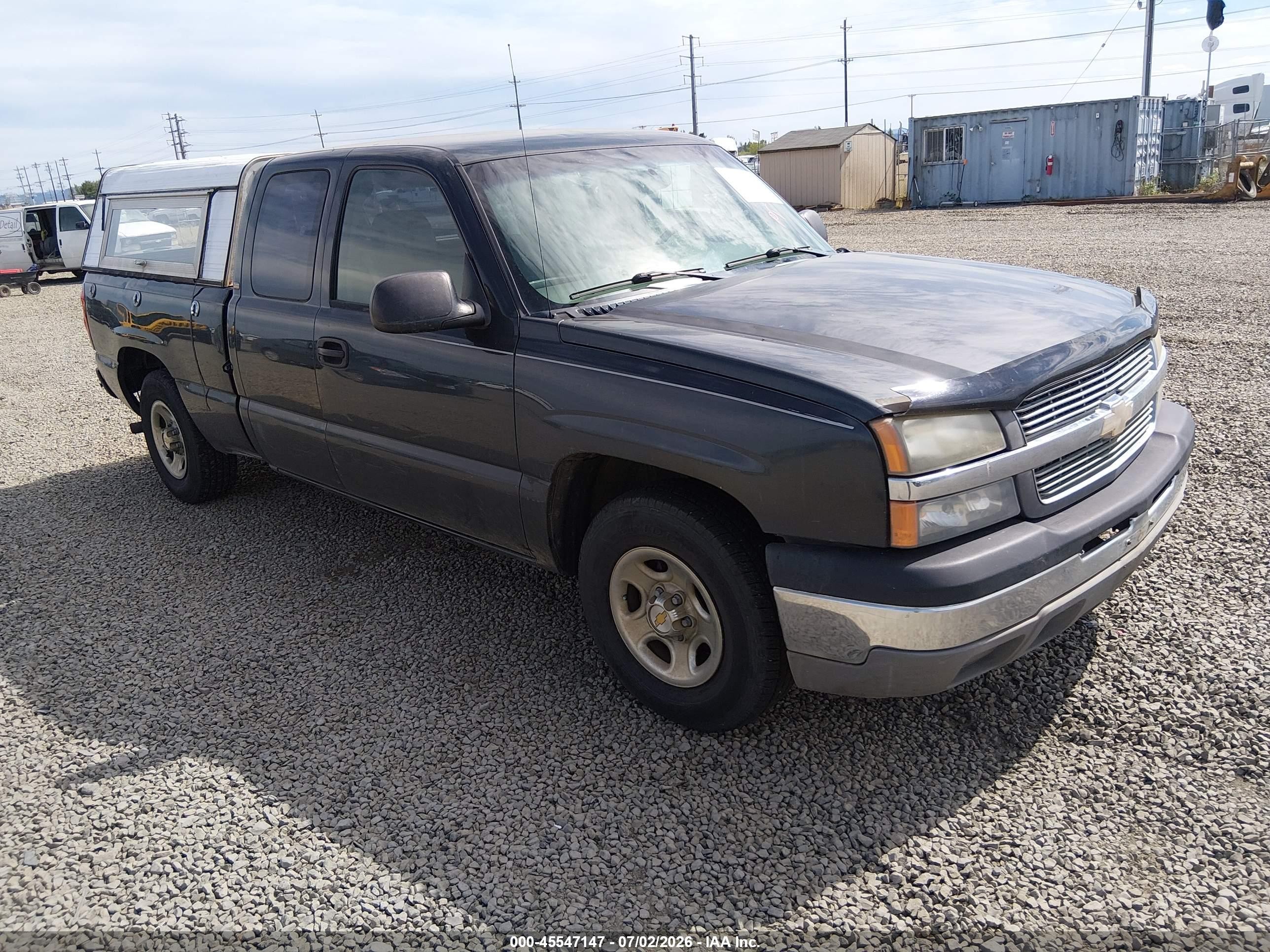 2003 Chevrolet Silverado 1500 Ls/lt Black vin: 1GCEC19T03Z290210
