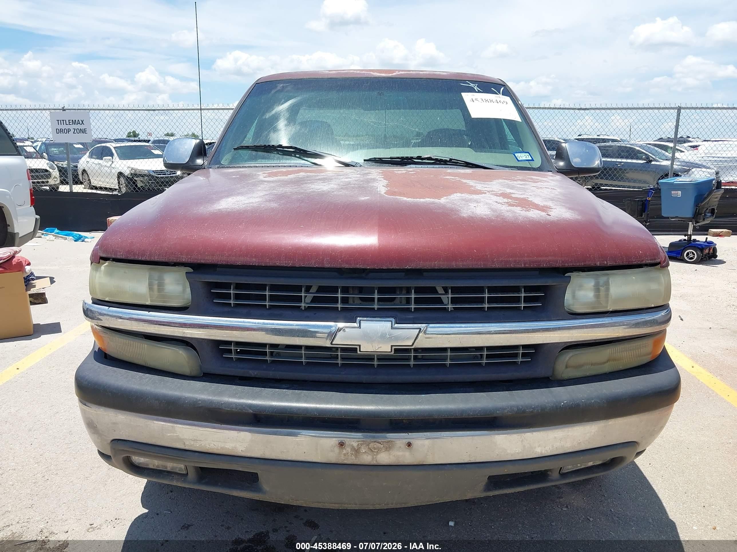 1999 Chevrolet Silverado 1500 Ls Maroon vin: 1GCEC19T0XZ101349