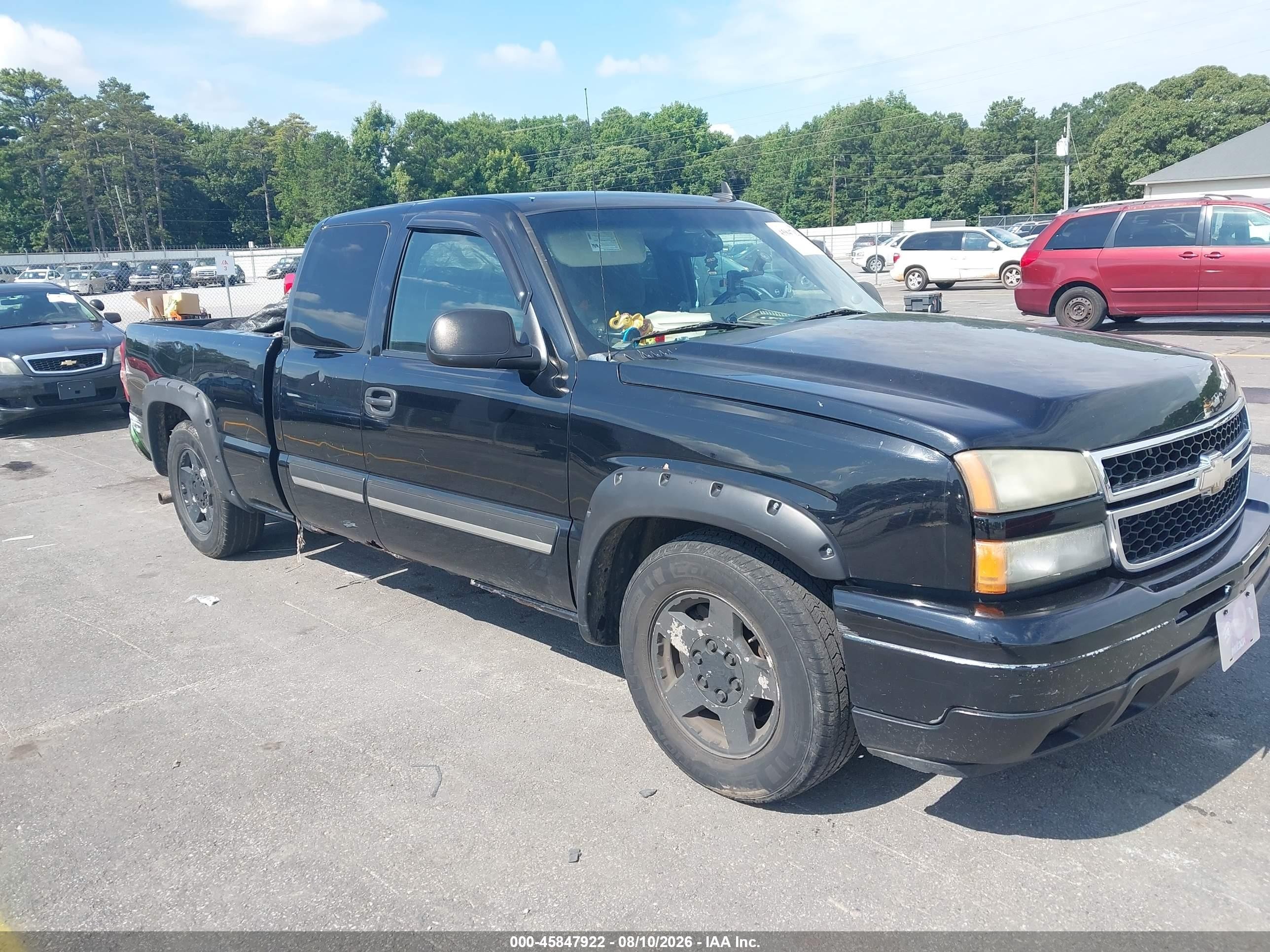 2006 Chevrolet Silverado 1500 Lt2 Black vin: 1GCEC19T16Z175068