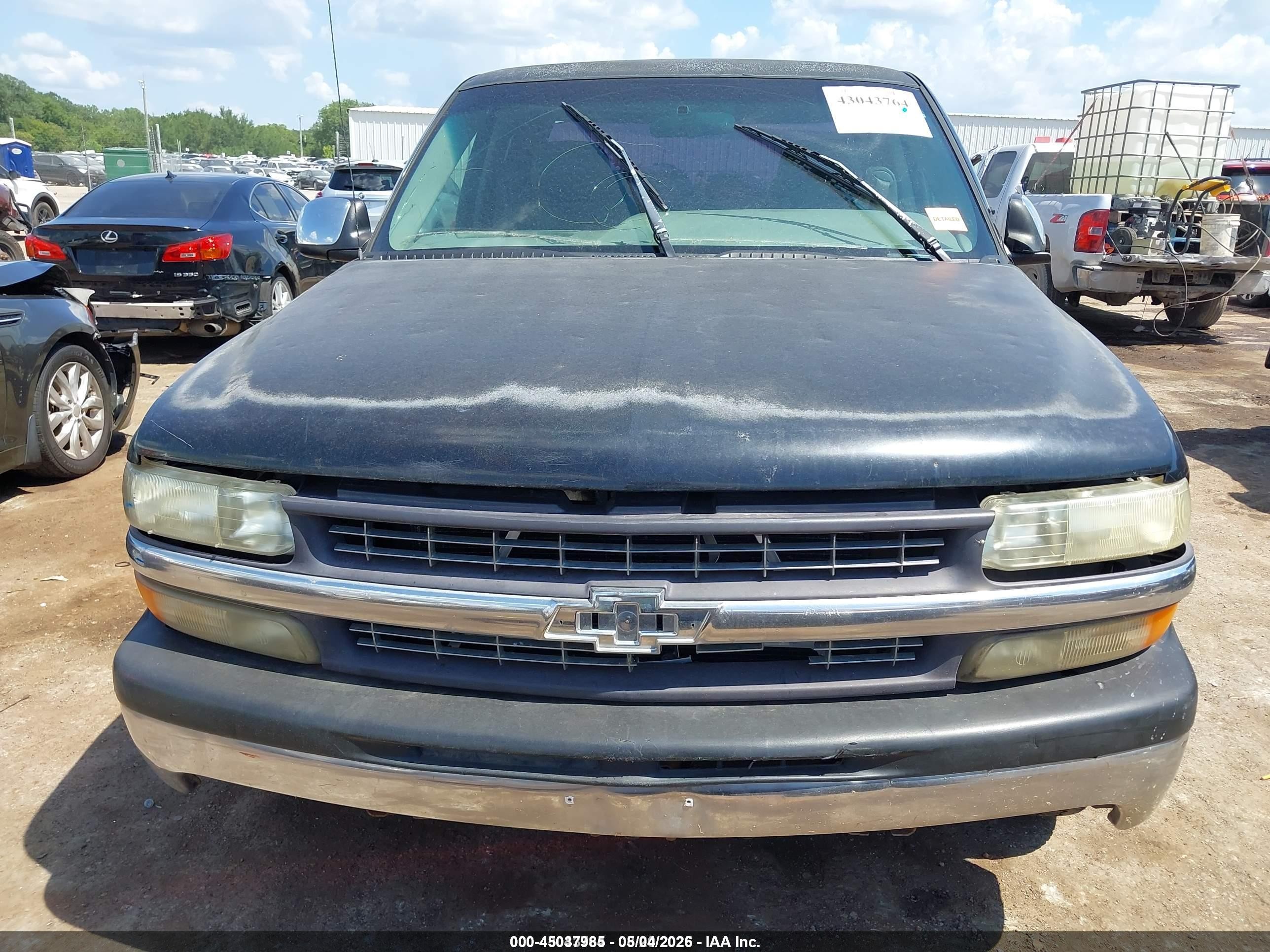 1999 Chevrolet Silverado 1500 Ls Black vin: 1GCEC19T1XZ100470