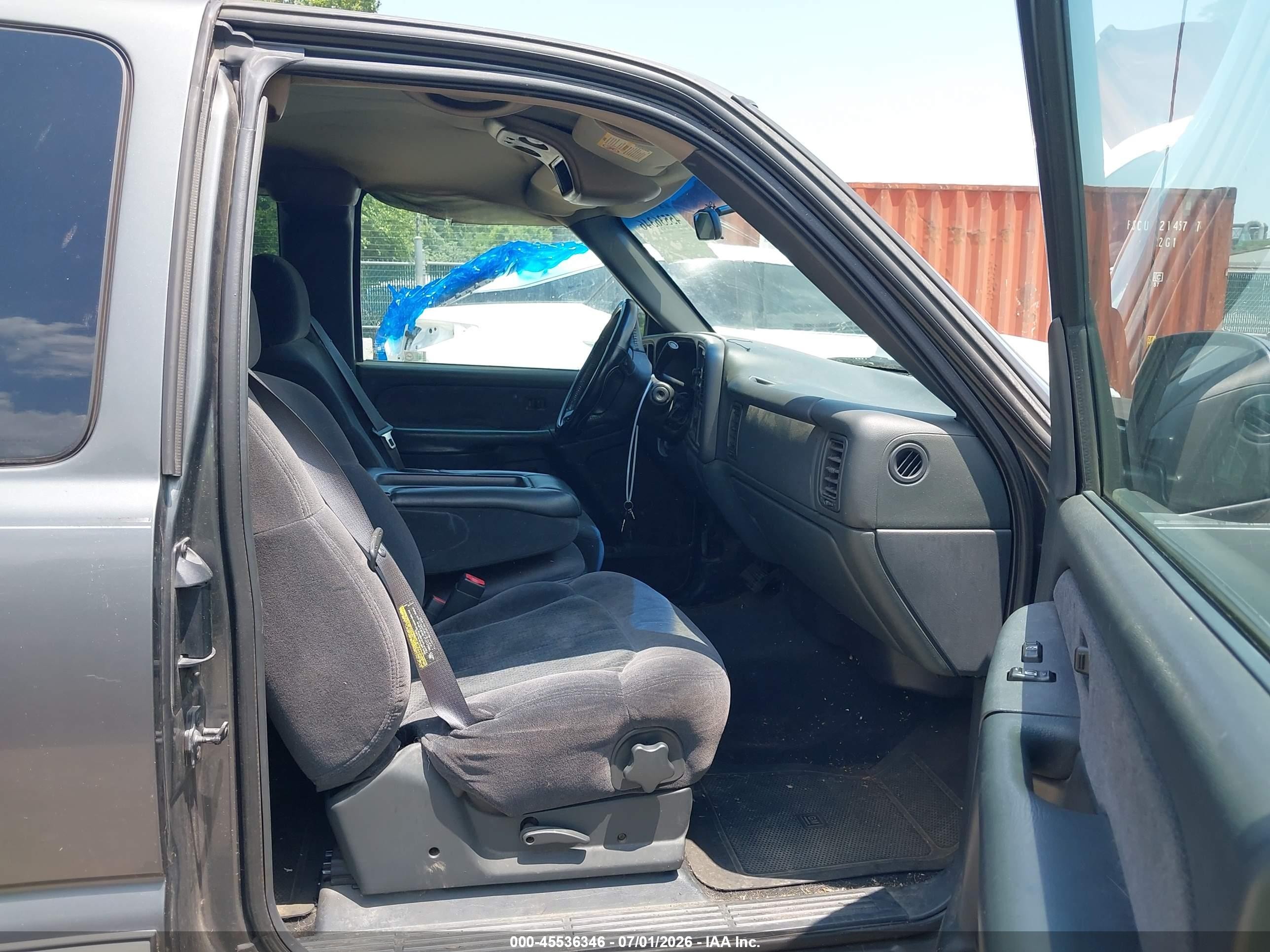 2002 Chevrolet Silverado 1500 Ls Gray vin: 1GCEC19T22E168647