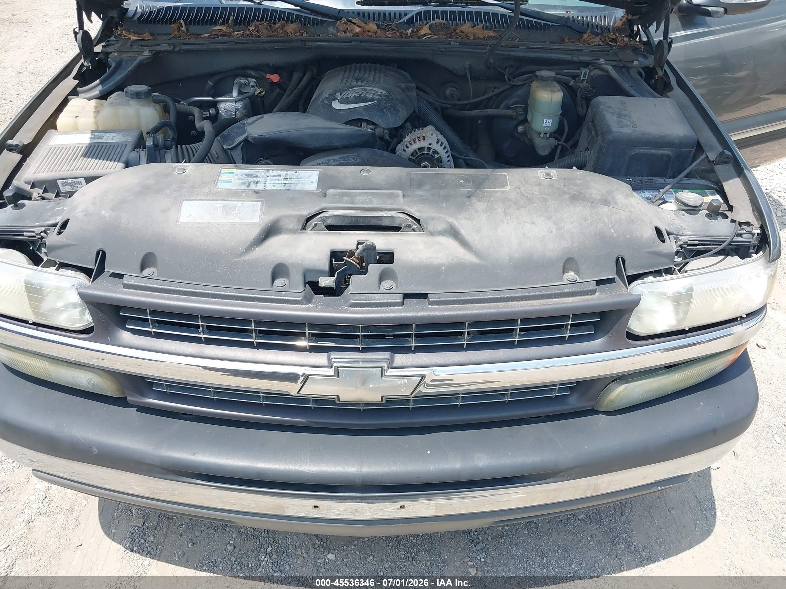 2002 Chevrolet Silverado 1500 Ls Gray vin: 1GCEC19T22E168647