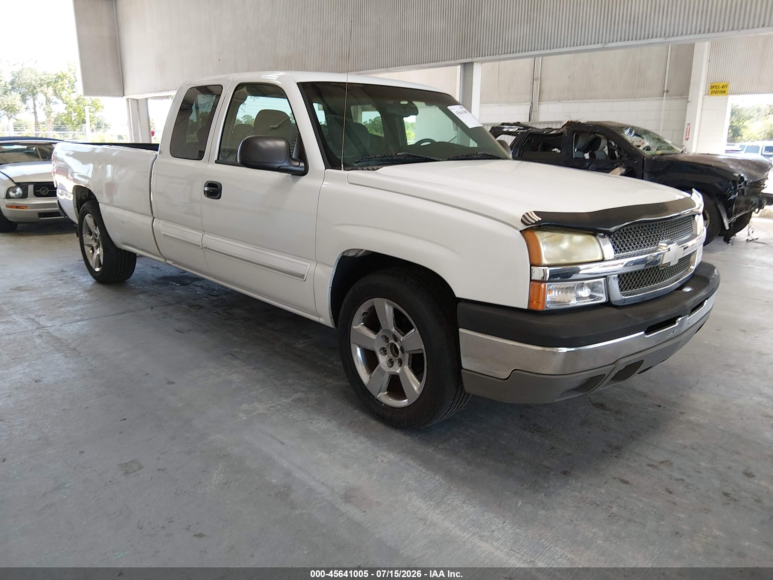 2003 Chevrolet Silverado 1500 Ls White vin: 1GCEC19T23E271780