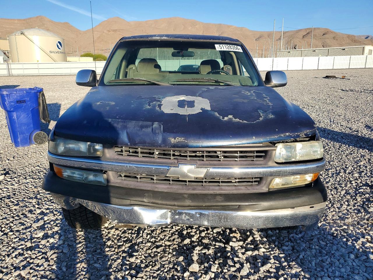 2002 Chevrolet Silverado C1500 Blue vin: 1GCEC19T32E233084
