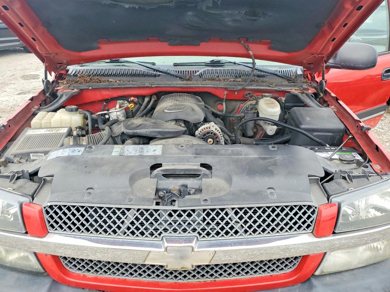 2003 Chevrolet Silverado C1500 Red vin: 1GCEC19T33Z194488