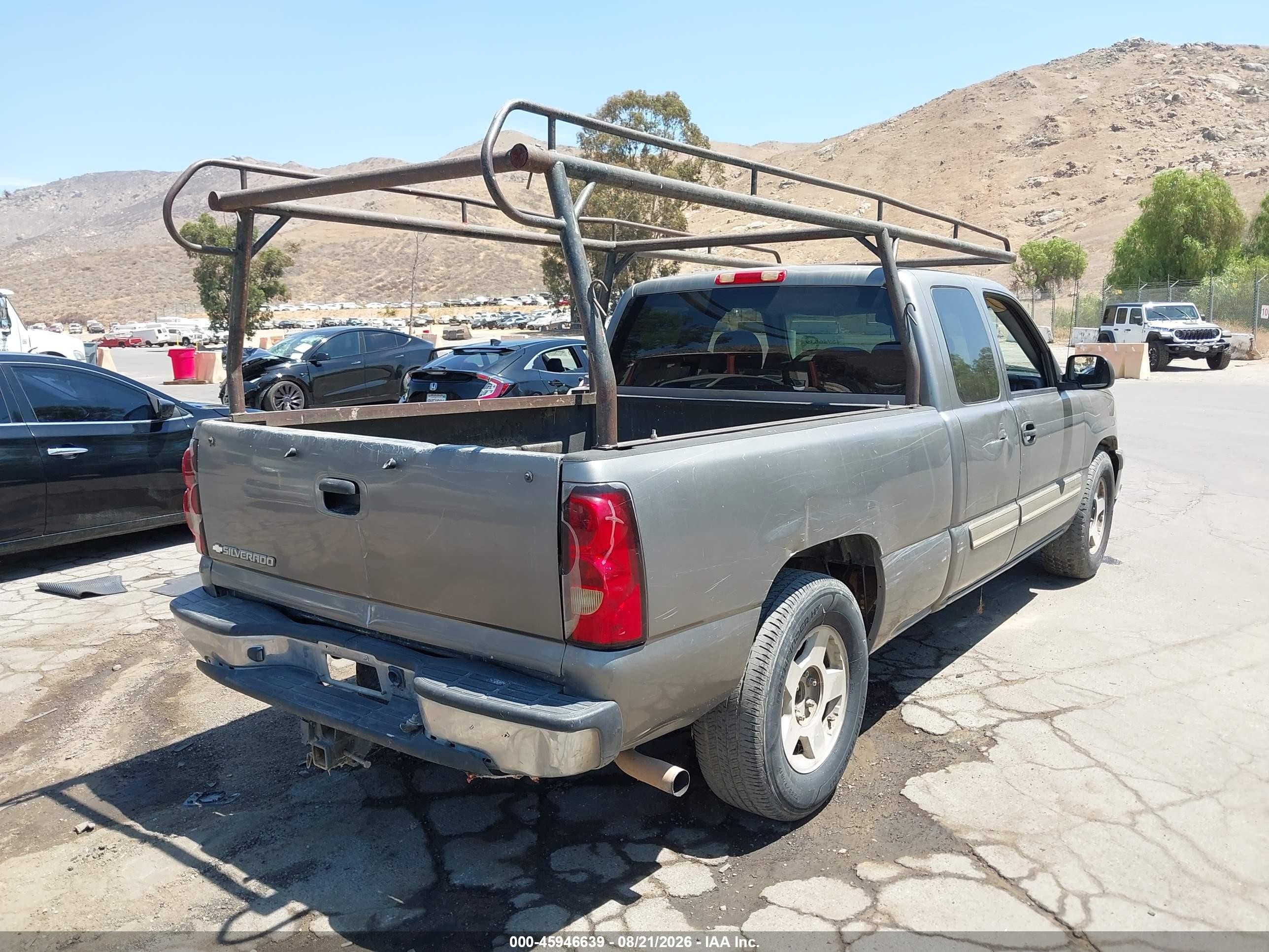 2006 Chevrolet Silverado 1500 Lt1 Gray vin: 1GCEC19T36Z148163