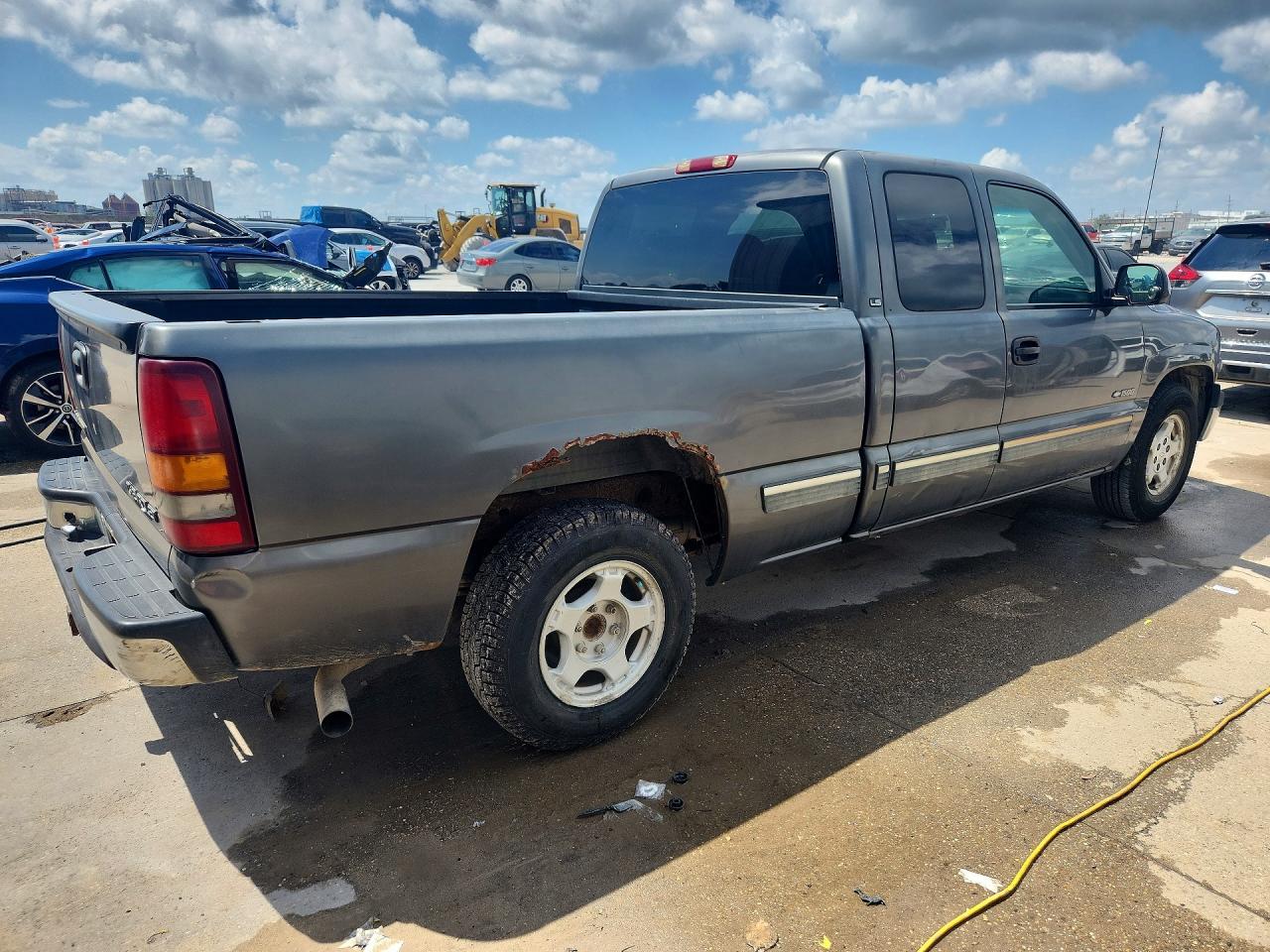 2000 Chevrolet Silverado C1500 Blue vin: 1GCEC19T3YZ371354