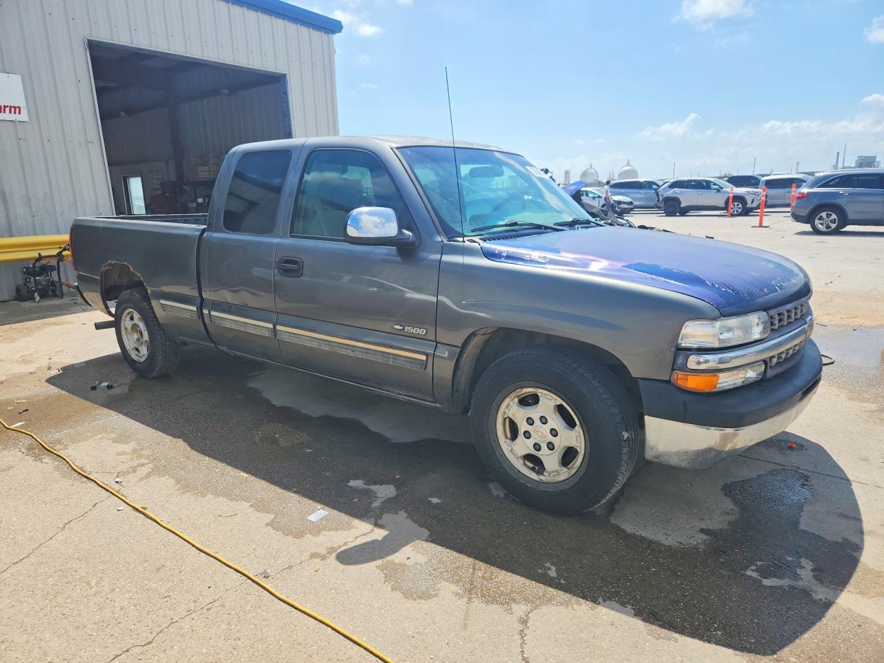 2000 Chevrolet Silverado C1500 Blue vin: 1GCEC19T3YZ371354