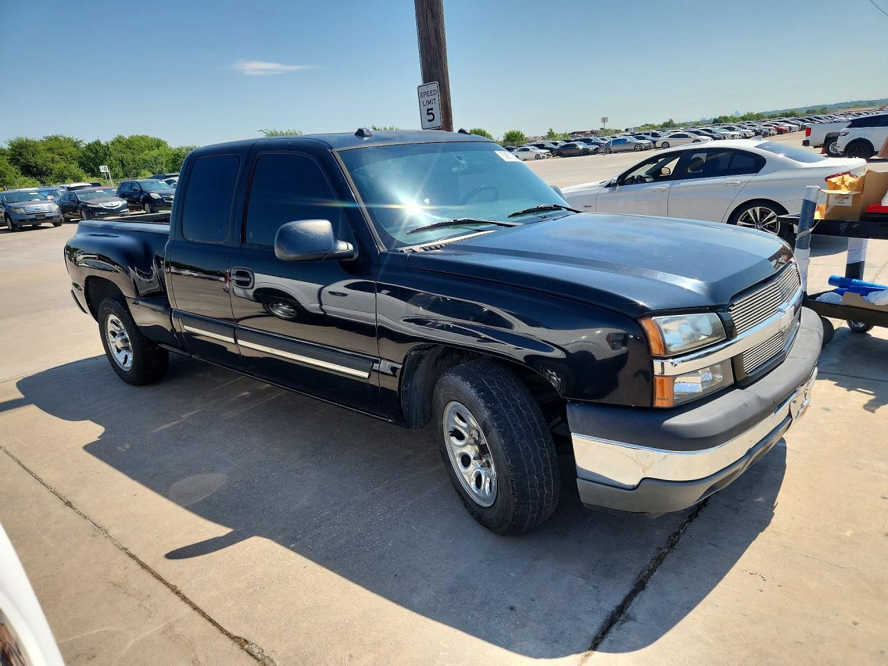 2005 Chevrolet Silverado C1500 Black vin: 1GCEC19T45Z157677