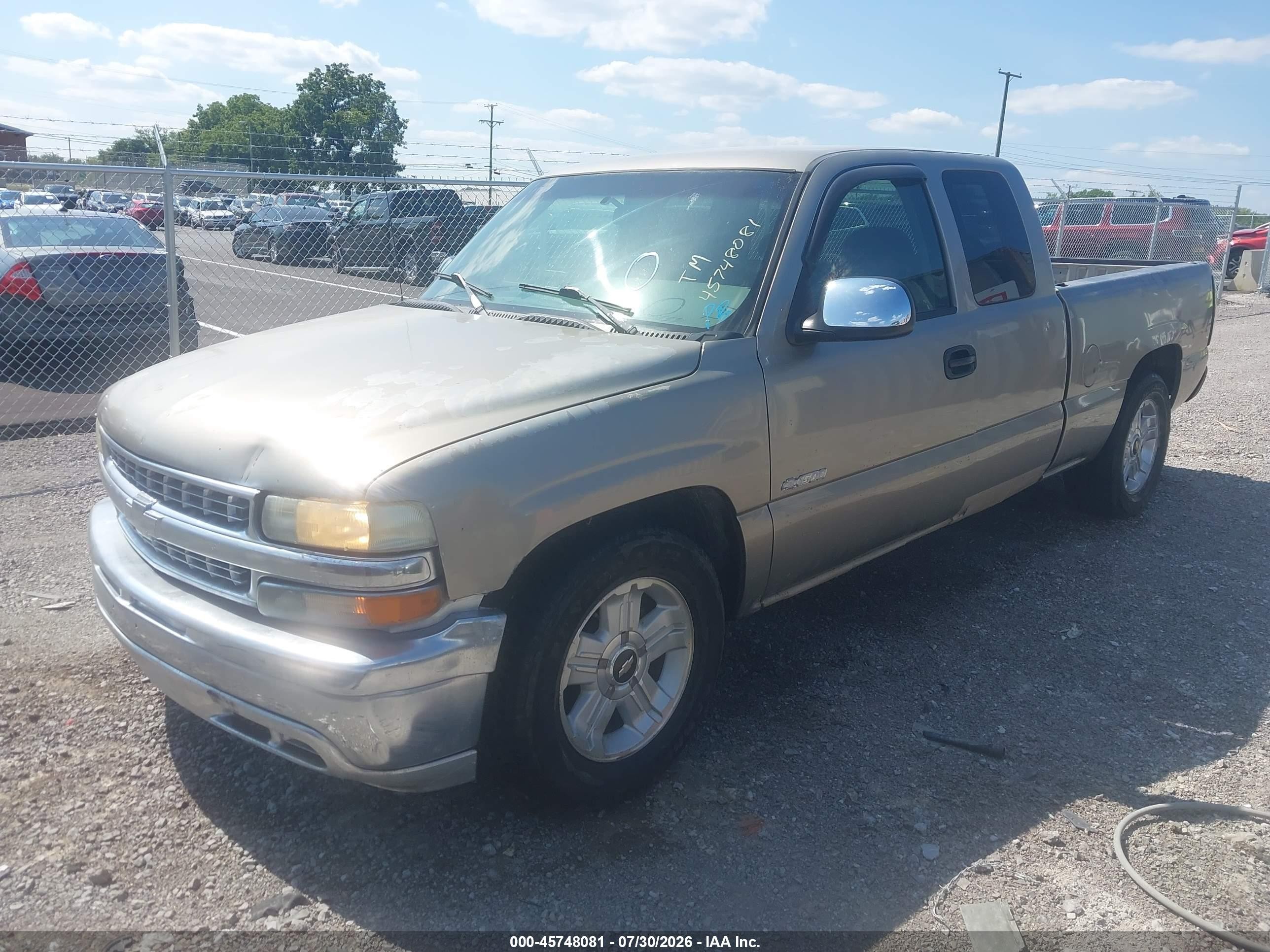 1999 Chevrolet Silverado 1500 Ls Tan vin: 1GCEC19T4XZ211241