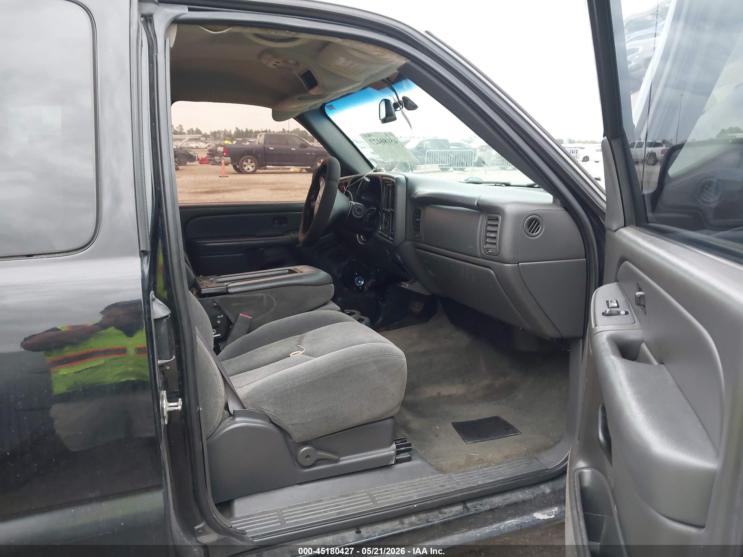 2005 Chevrolet Silverado 1500 Ls Black vin: 1GCEC19T55Z232239