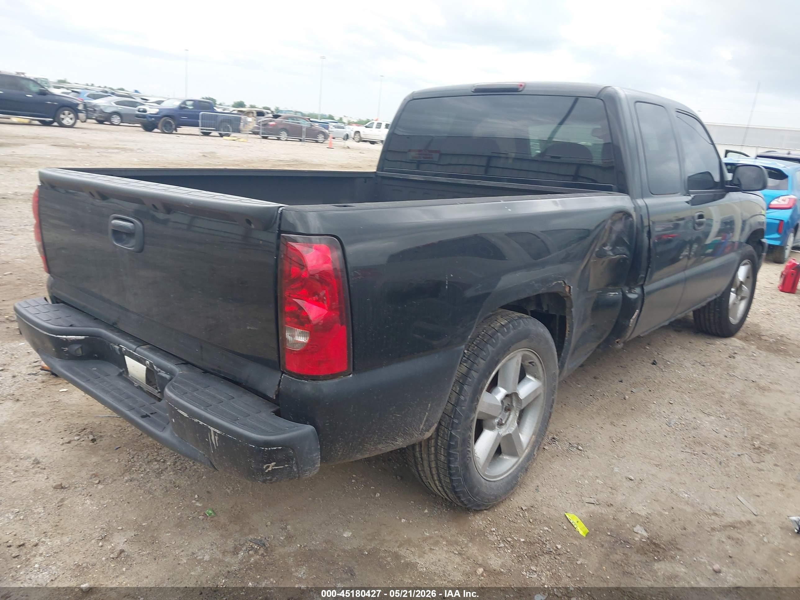 2005 Chevrolet Silverado 1500 Ls Black vin: 1GCEC19T55Z232239