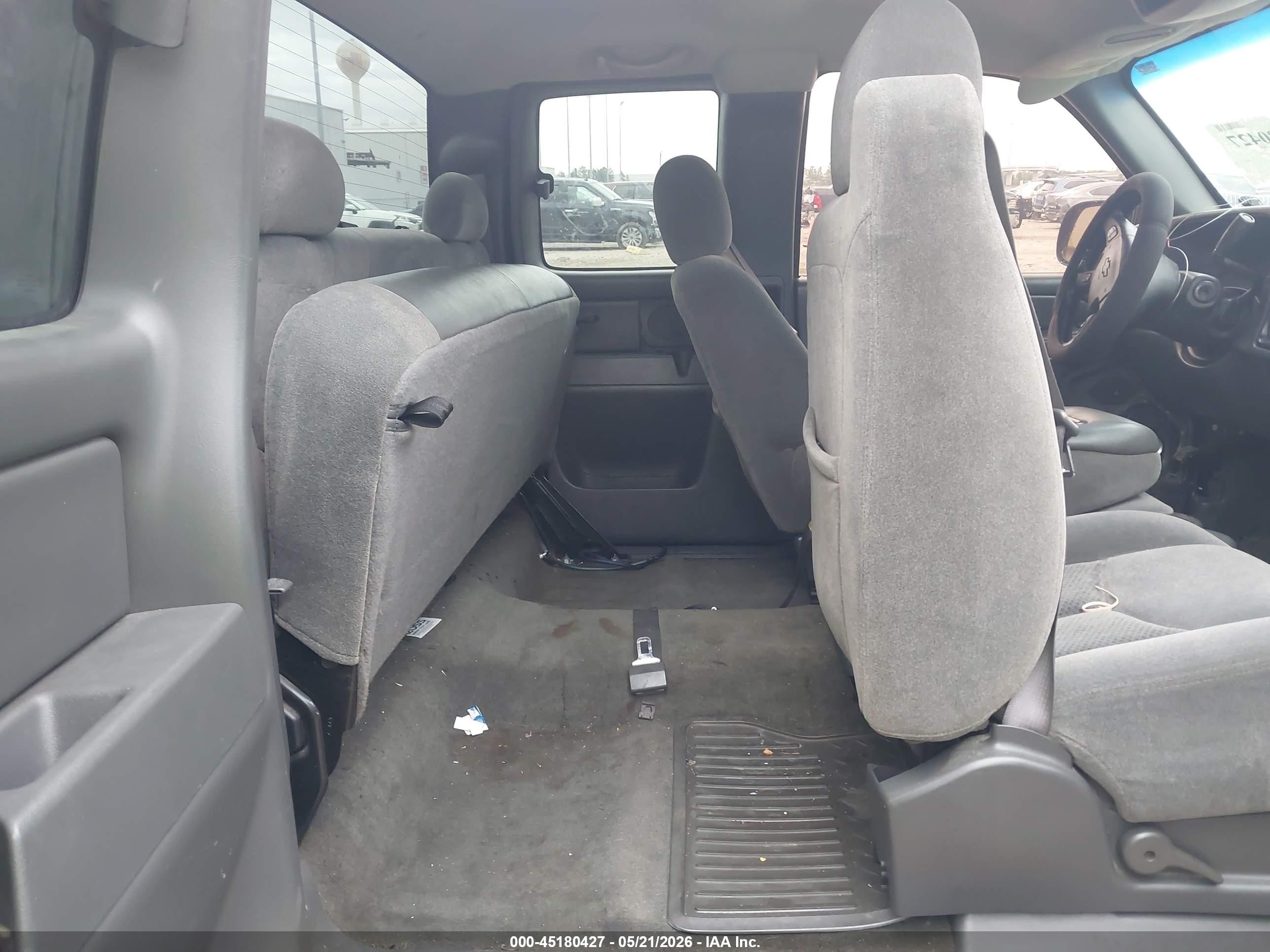 2005 Chevrolet Silverado 1500 Ls Black vin: 1GCEC19T55Z232239