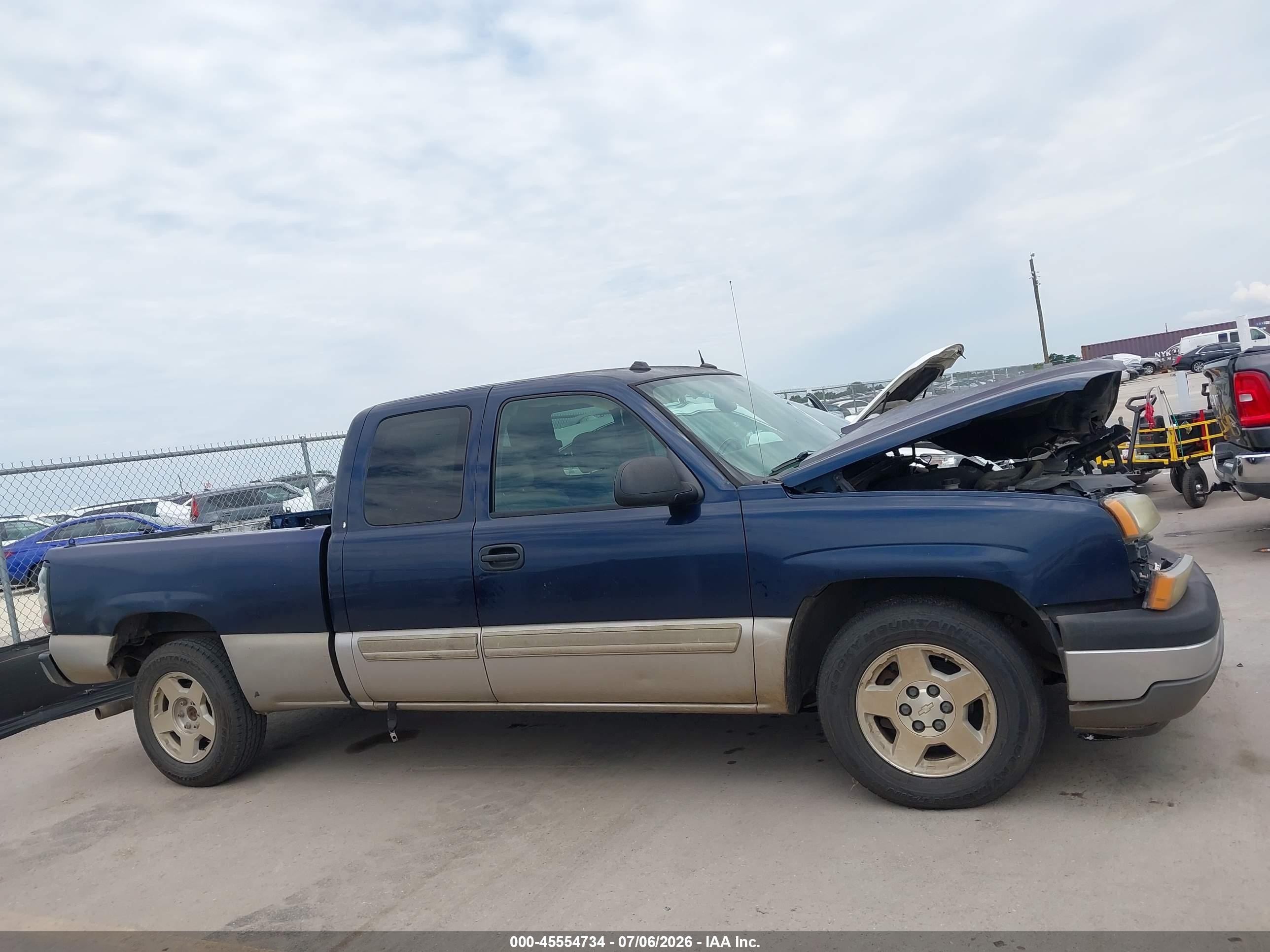 2005 Chevrolet Silverado 1500 Ls Blue vin: 1GCEC19T55Z281568
