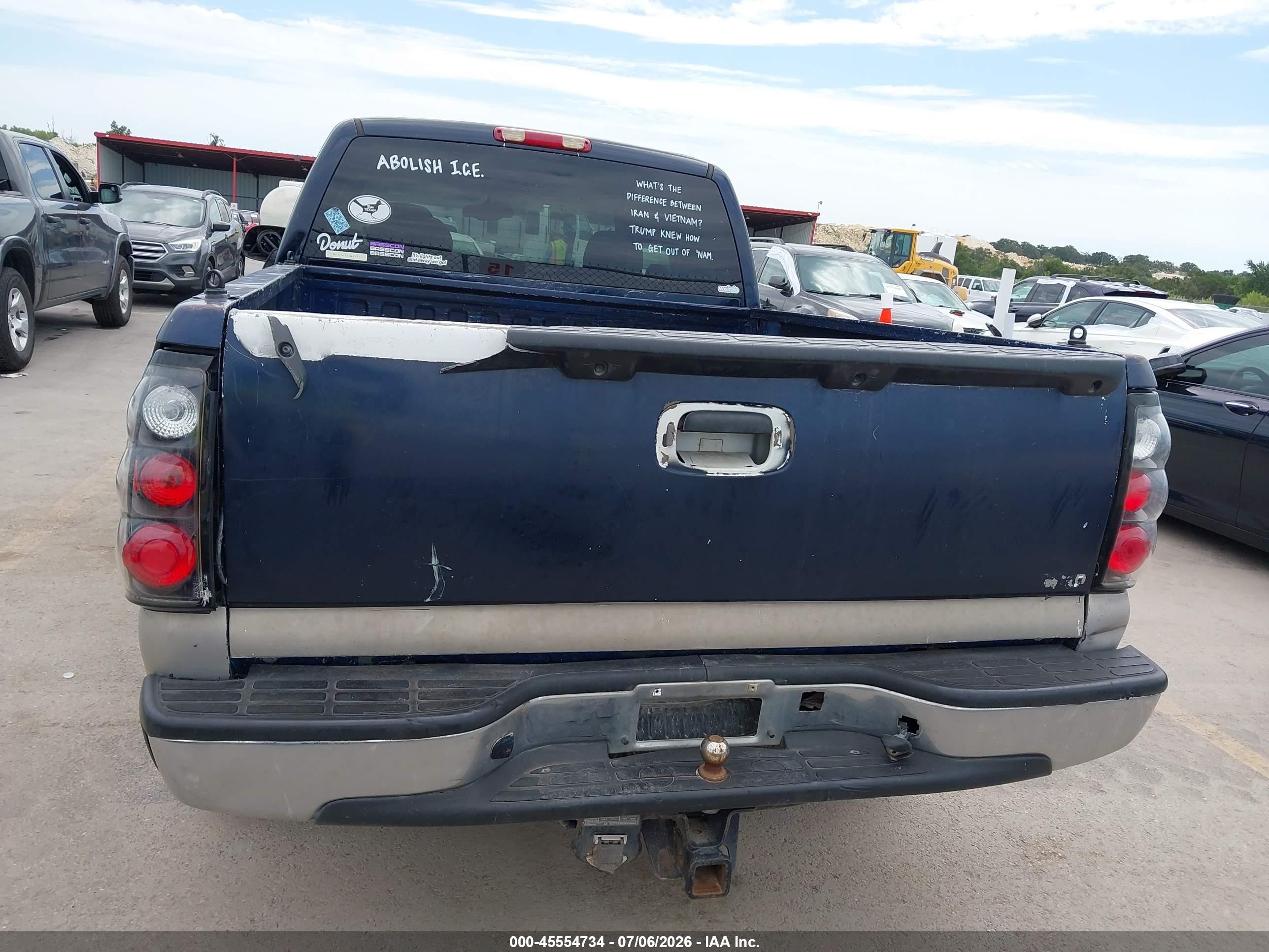 2005 Chevrolet Silverado 1500 Ls Blue vin: 1GCEC19T55Z281568