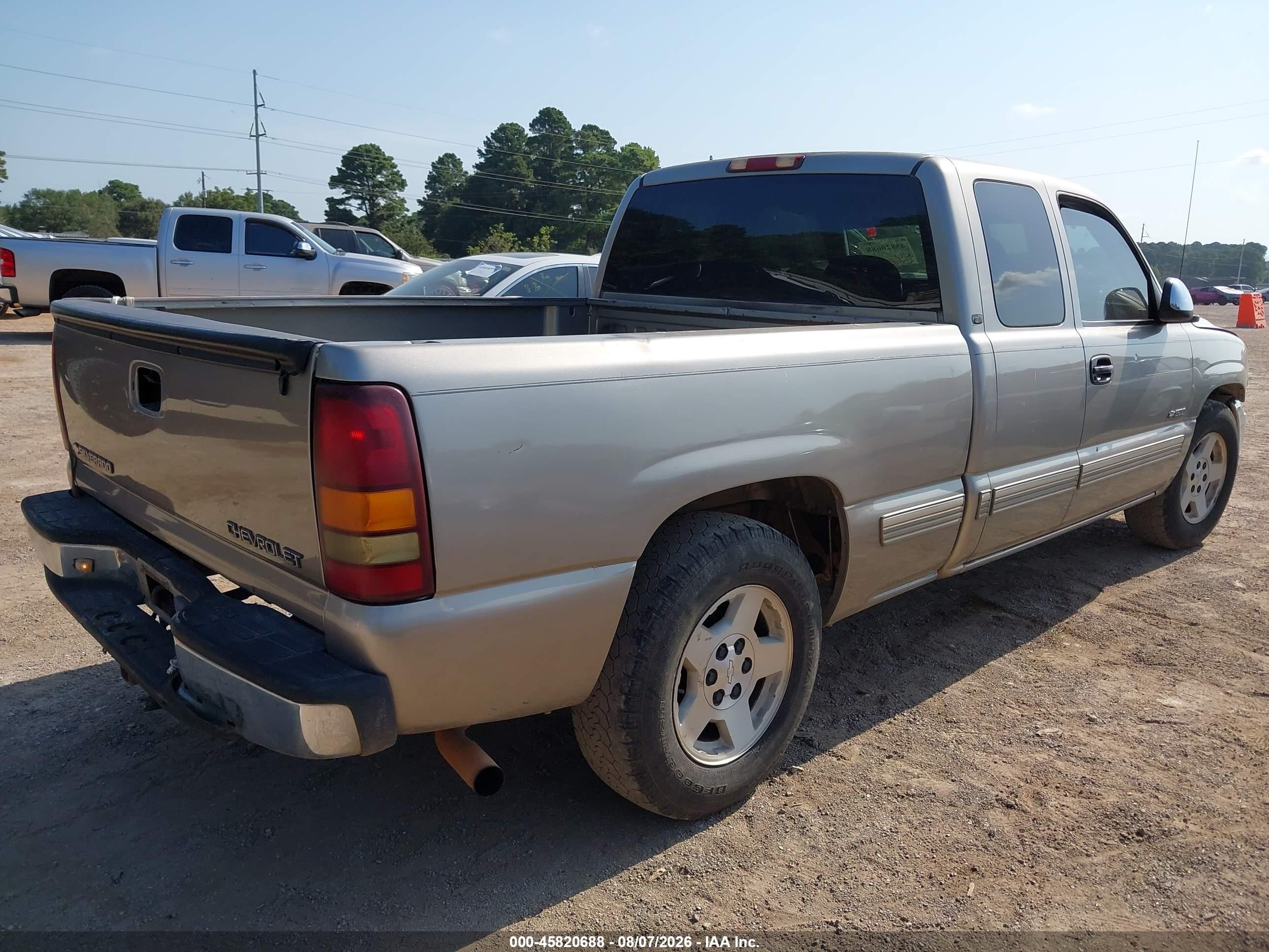 2000 Chevrolet Silverado 1500 Ls Tan vin: 1GCEC19T5YZ142237