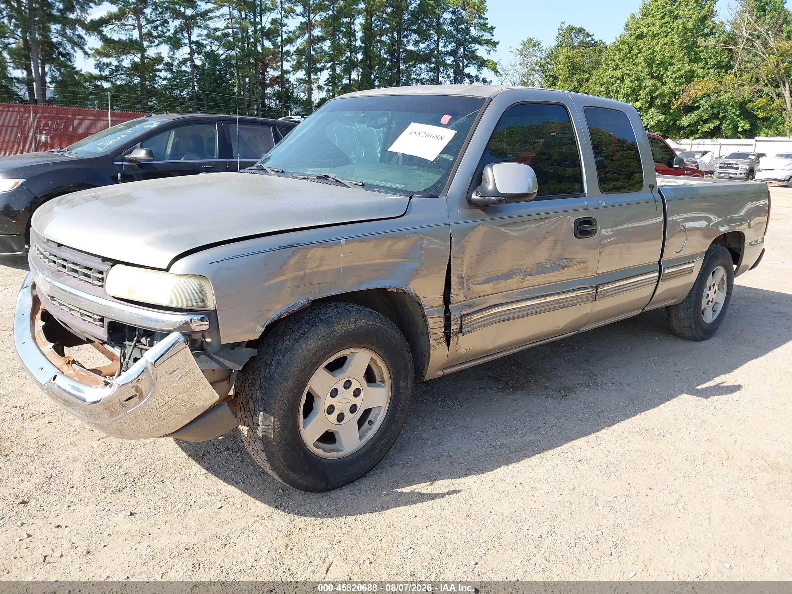 2000 Chevrolet Silverado 1500 Ls Tan vin: 1GCEC19T5YZ142237