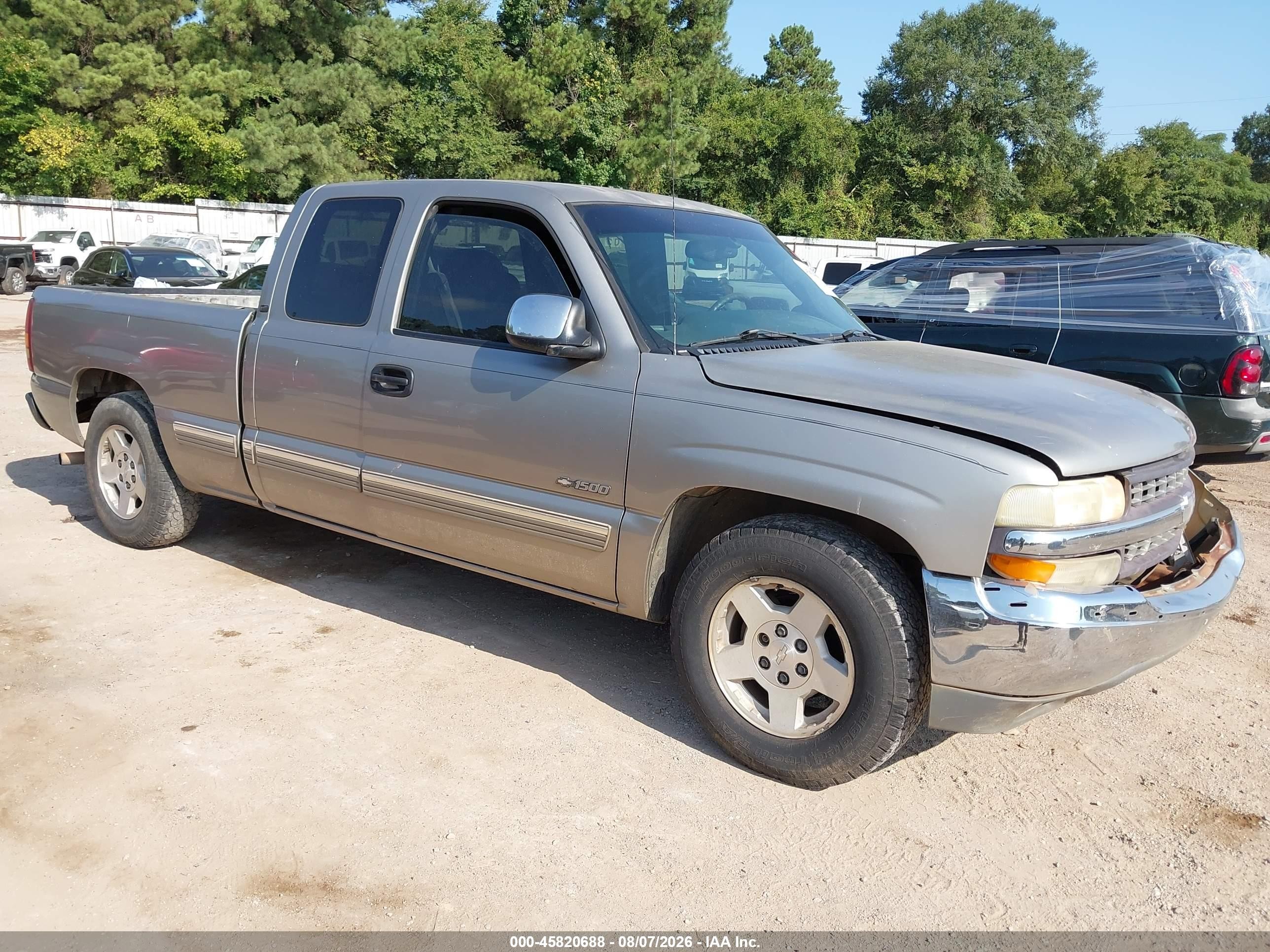2000 Chevrolet Silverado 1500 Ls Tan vin: 1GCEC19T5YZ142237