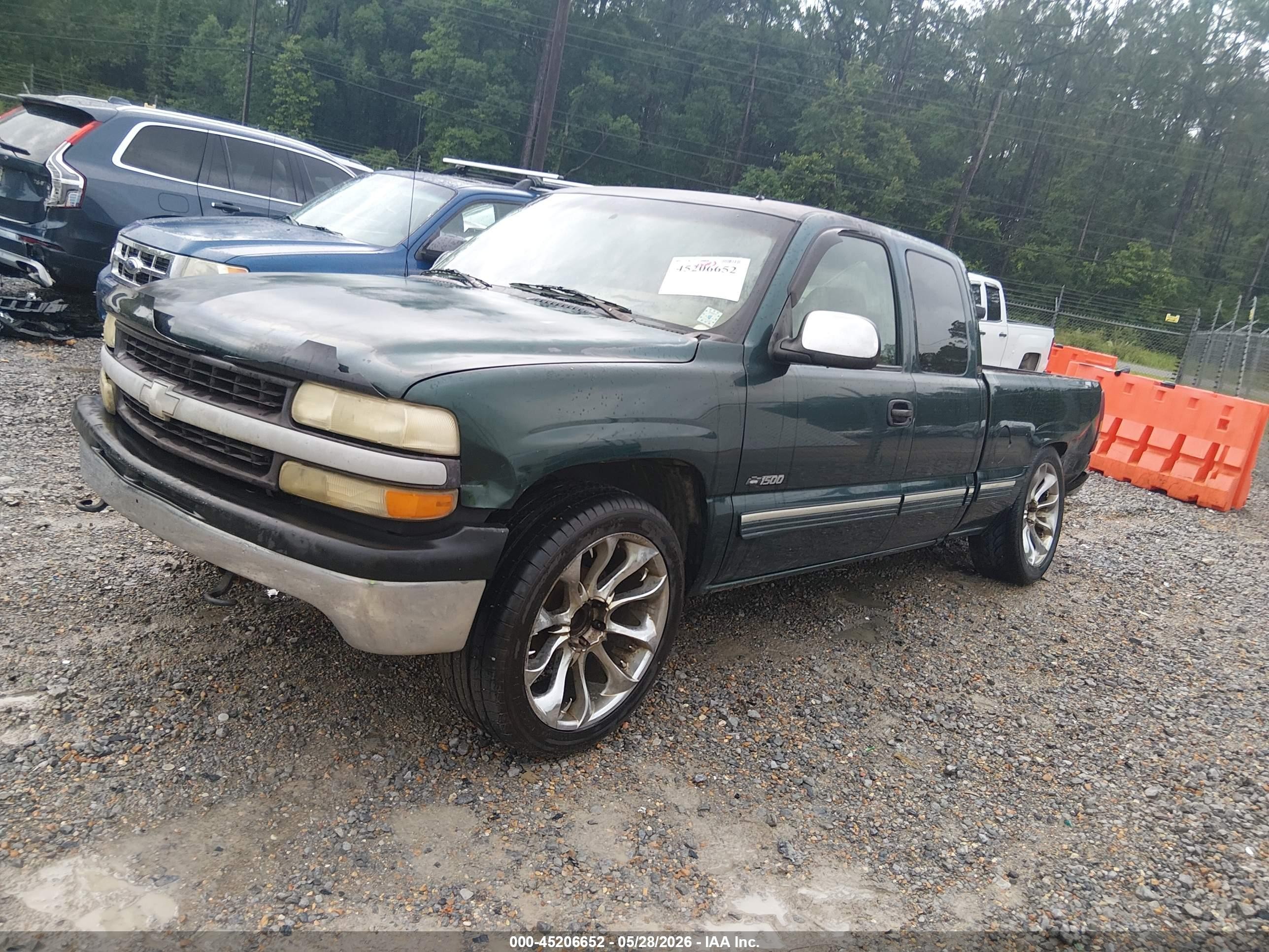 2001 Chevrolet Silverado 1500 Lt Green vin: 1GCEC19T61Z145427