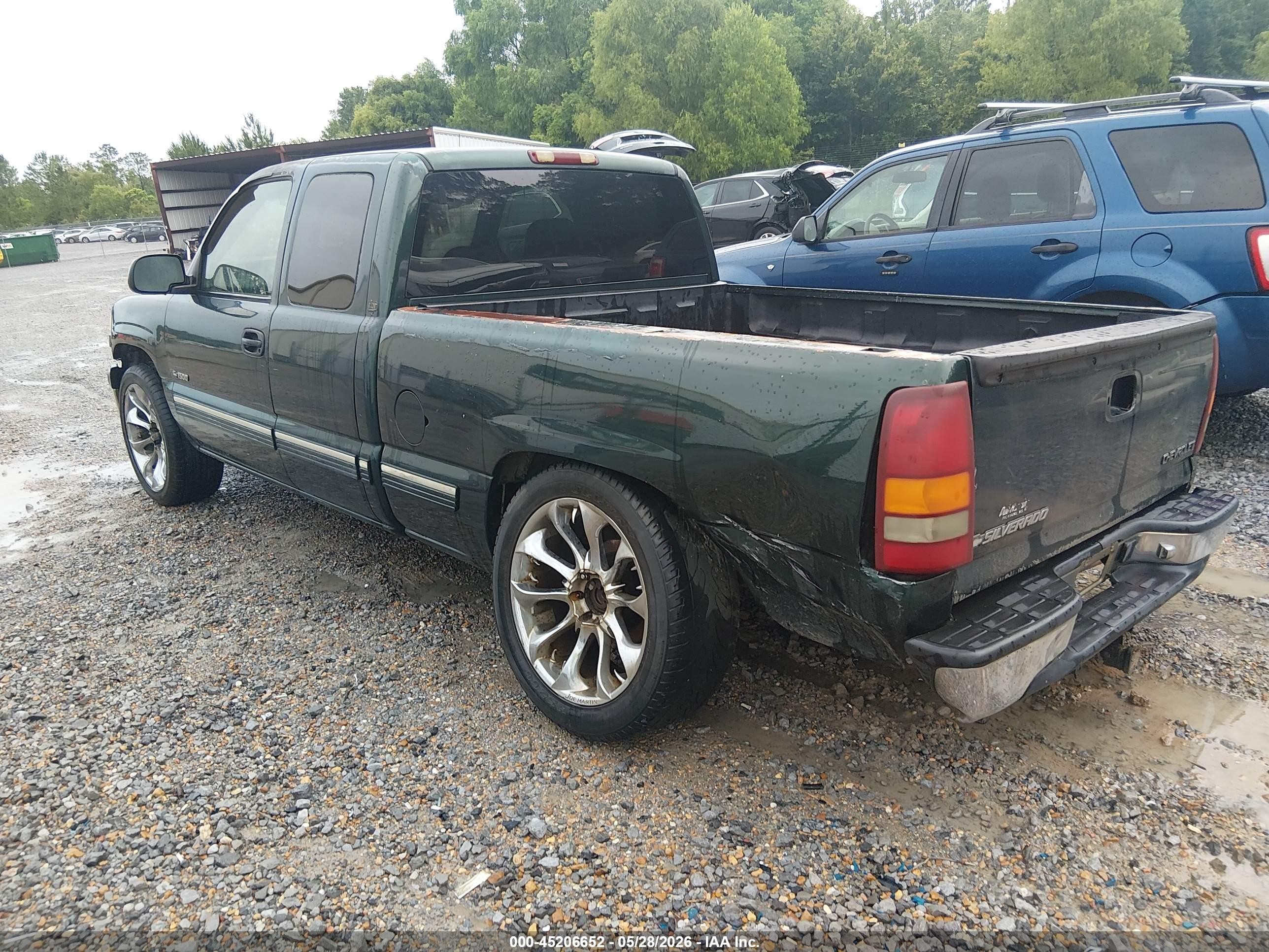 2001 Chevrolet Silverado 1500 Lt Green vin: 1GCEC19T61Z145427