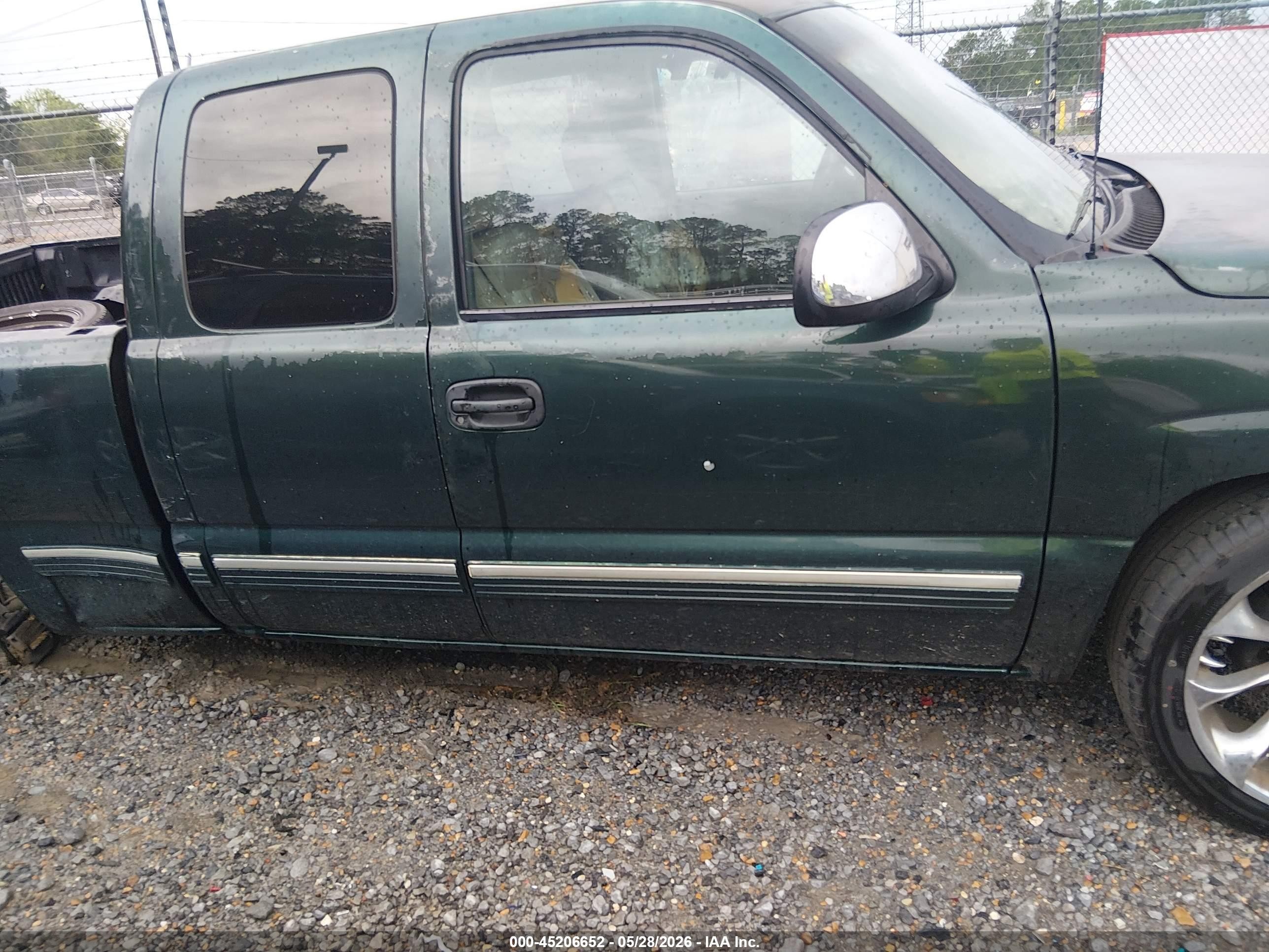 2001 Chevrolet Silverado 1500 Lt Green vin: 1GCEC19T61Z145427