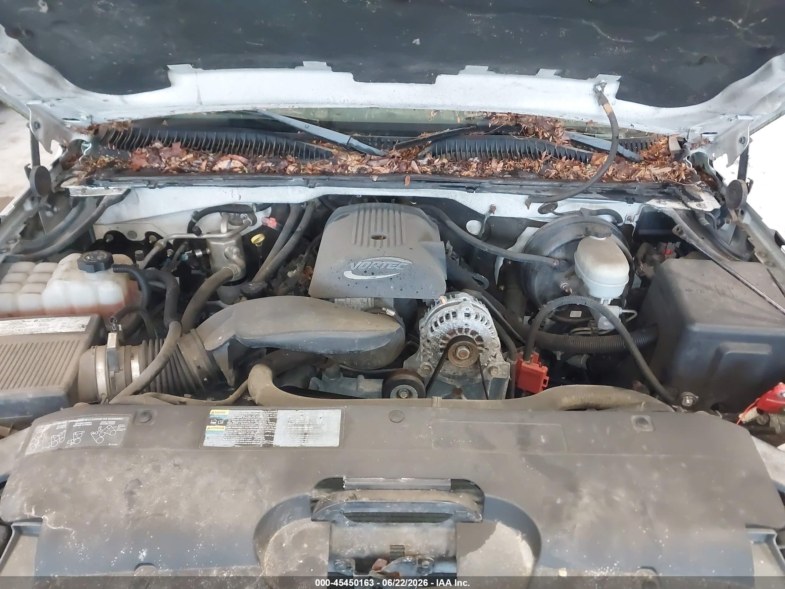 2005 Chevrolet Silverado 1500 Ls White vin: 1GCEC19T65Z147636