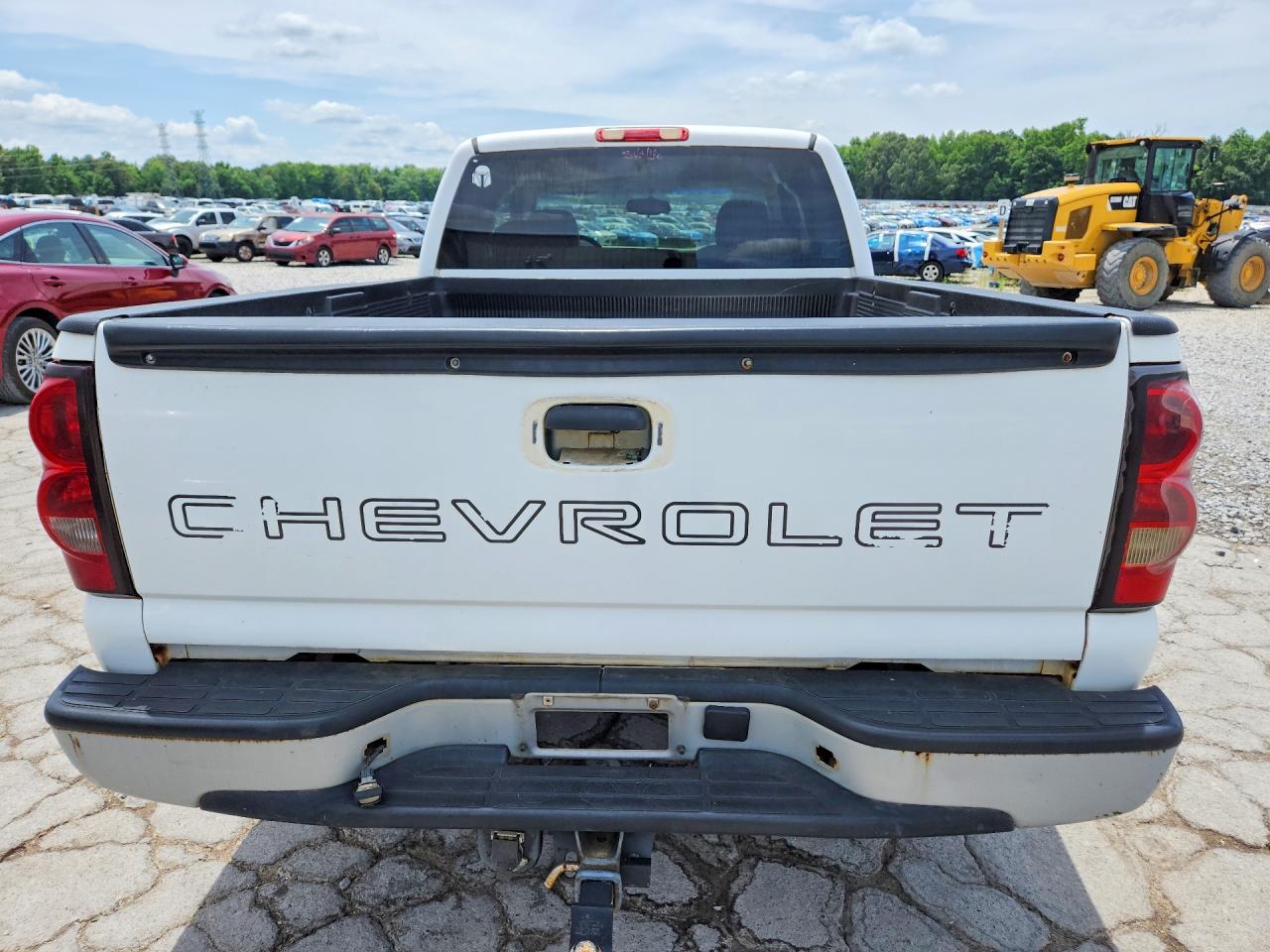 2006 Chevrolet Silverado C1500 White vin: 1GCEC19T66Z251044
