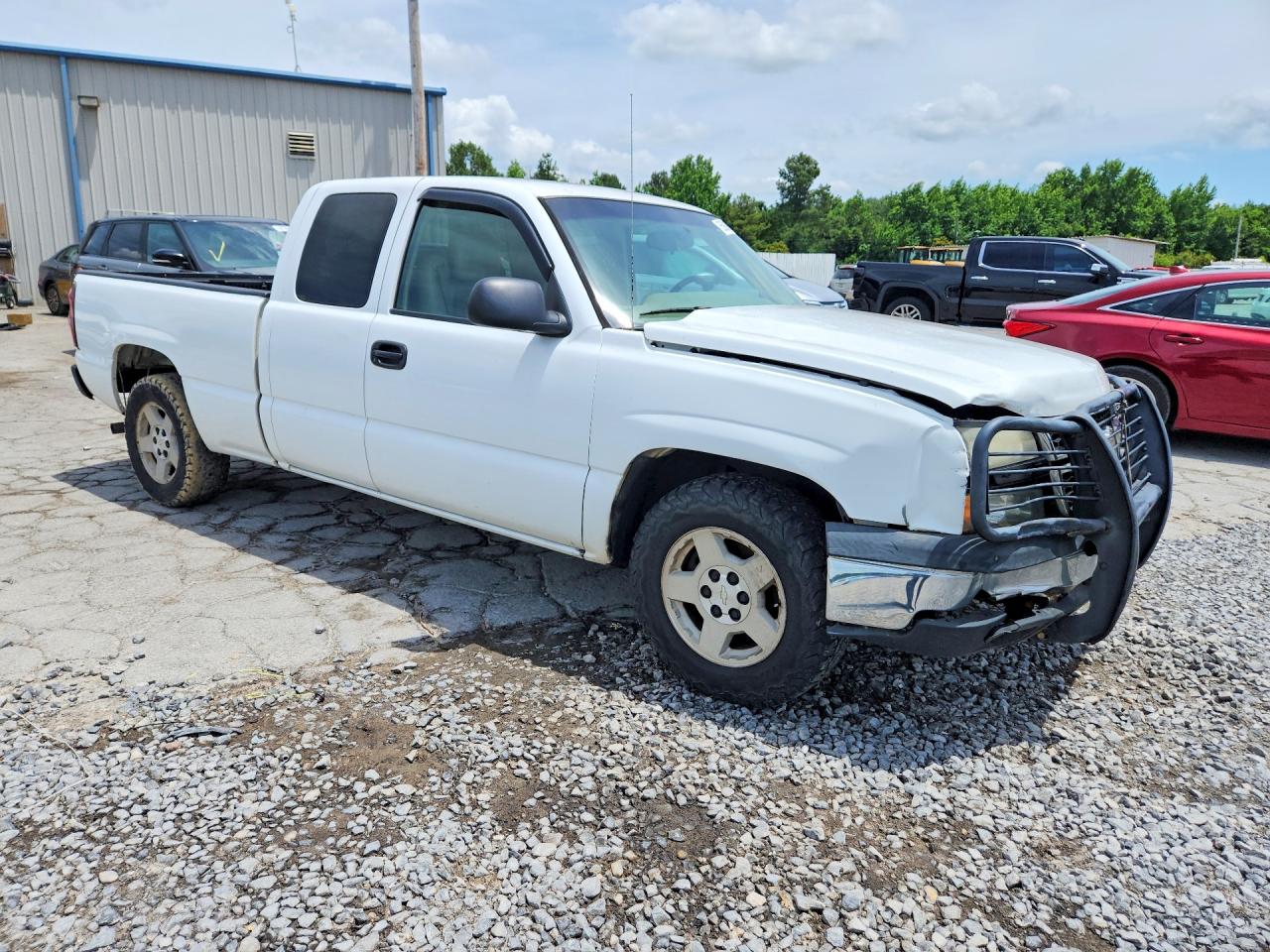 2006 Chevrolet Silverado C1500 White vin: 1GCEC19T66Z251044