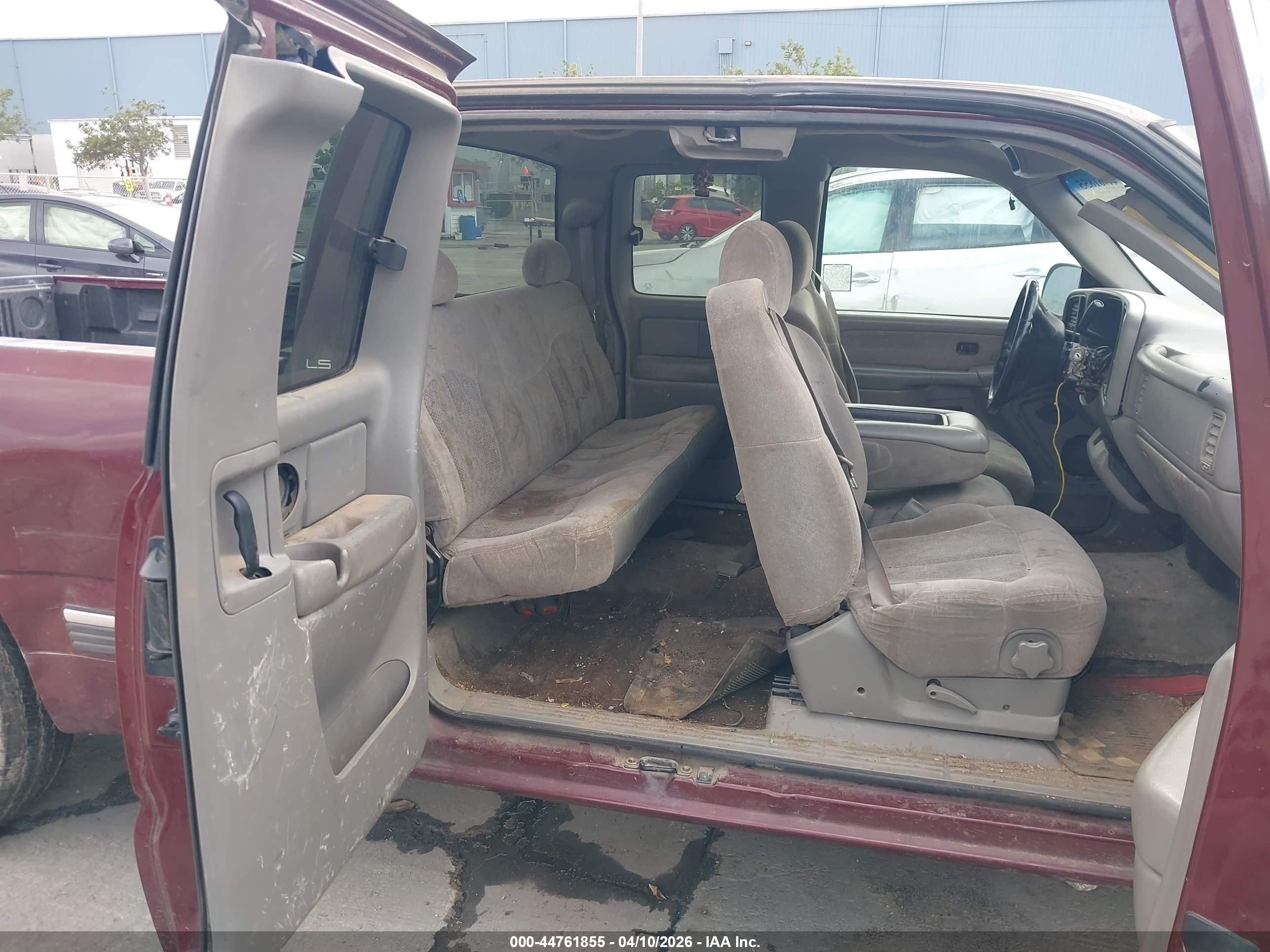 2000 Chevrolet Silverado 1500 Ls Maroon vin: 1GCEC19T6YZ283947