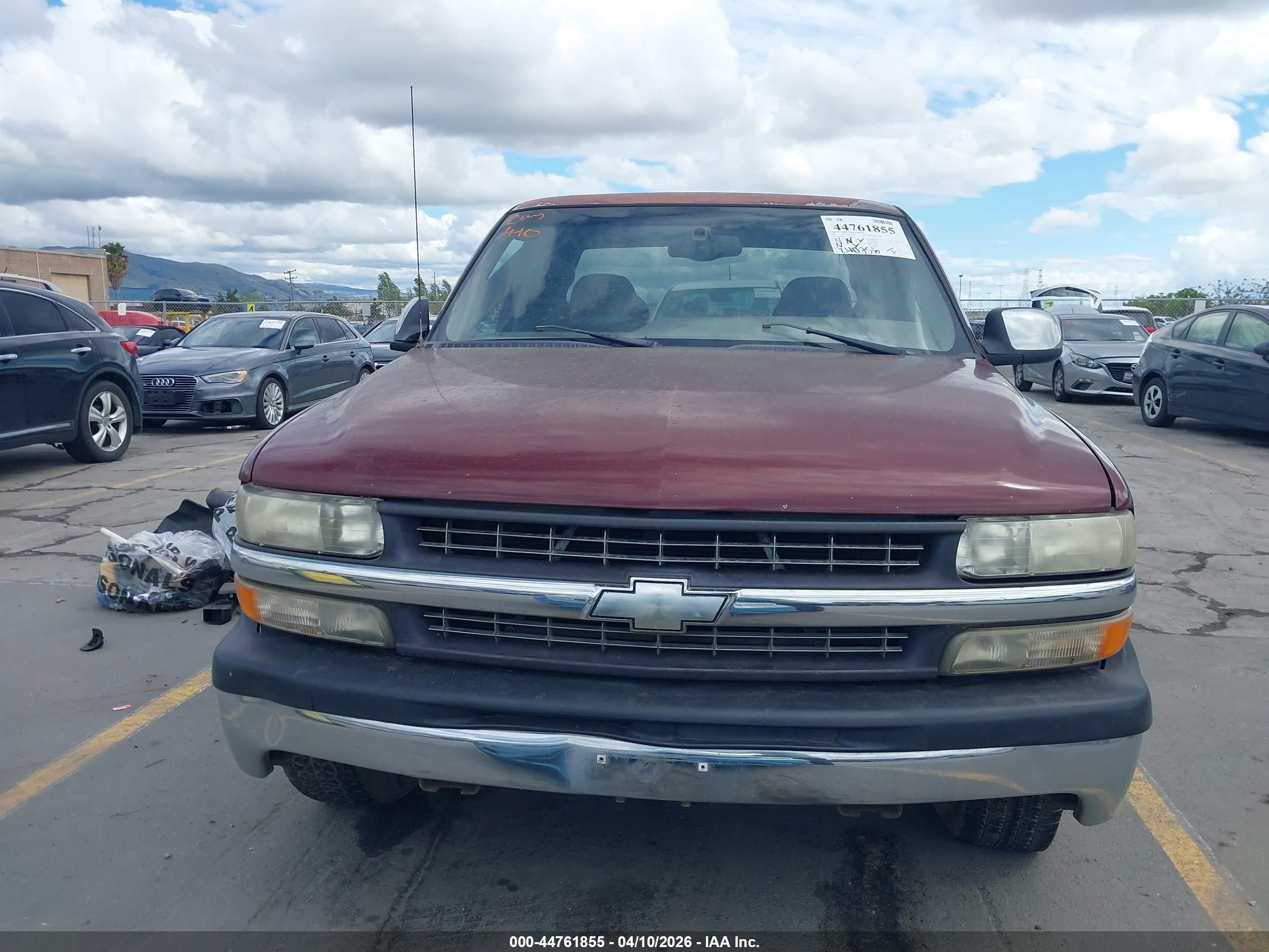2000 Chevrolet Silverado 1500 Ls Maroon vin: 1GCEC19T6YZ283947