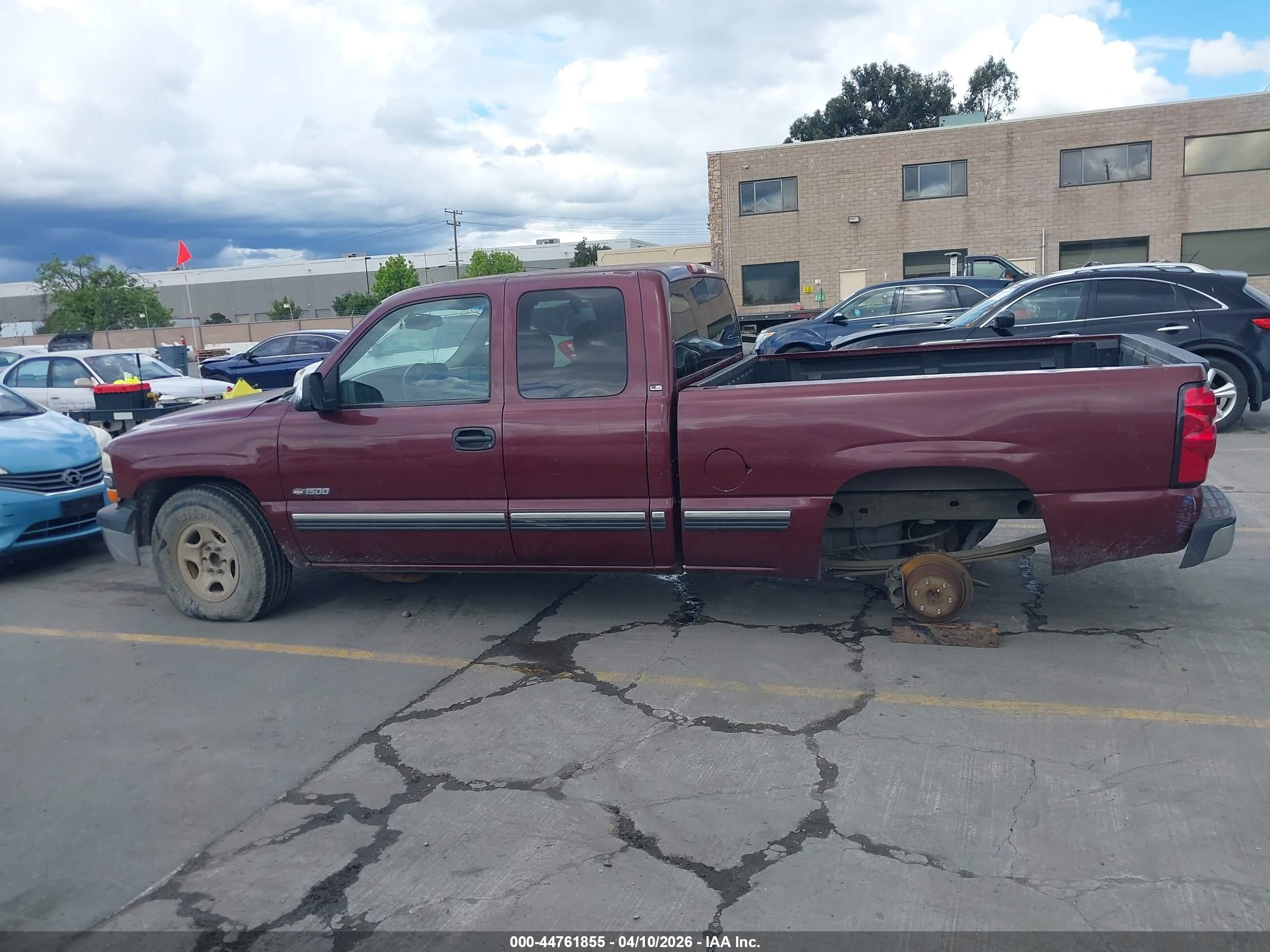 2000 Chevrolet Silverado 1500 Ls Maroon vin: 1GCEC19T6YZ283947