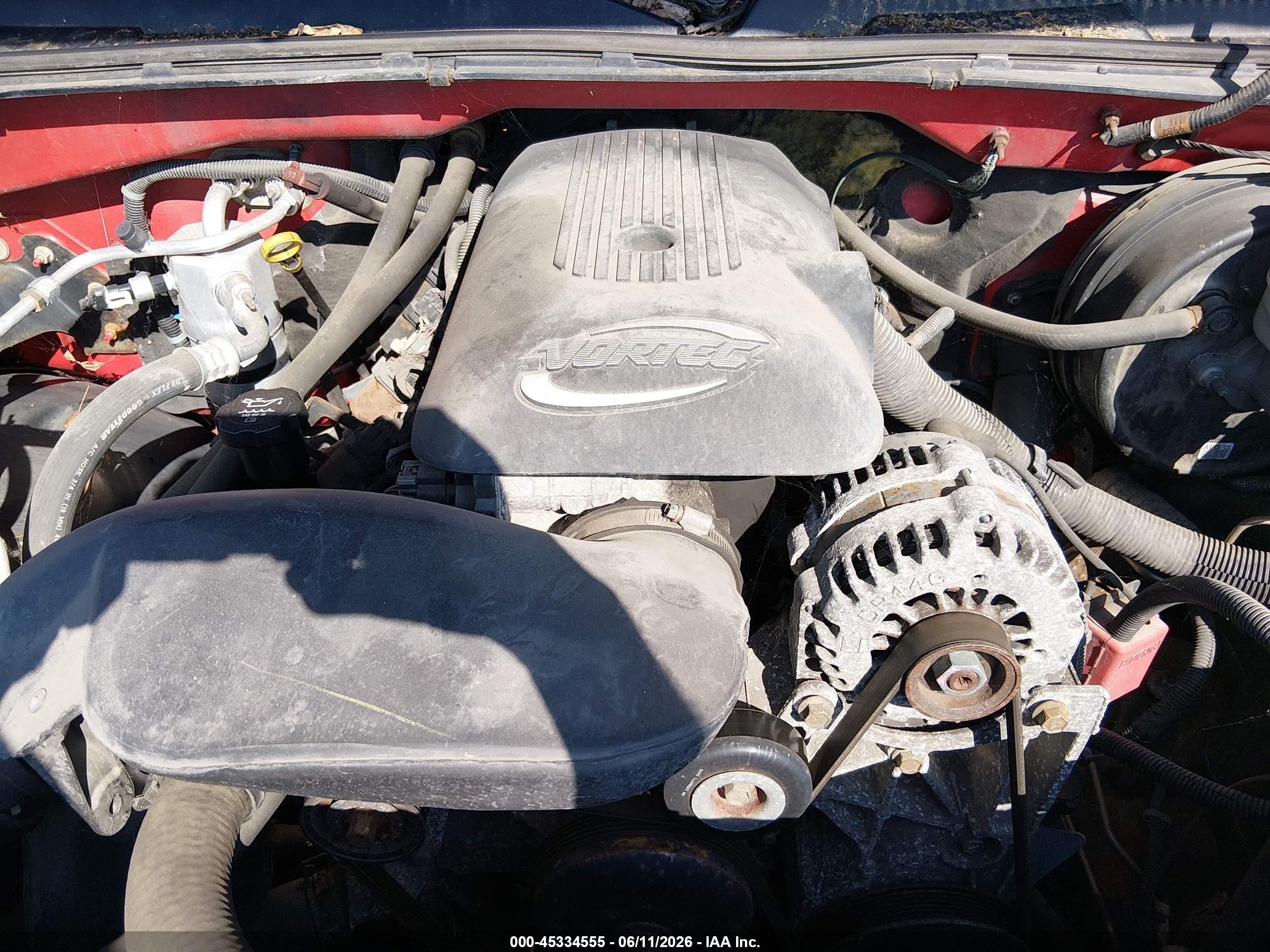 2005 Chevrolet Silverado 1500 Ls Red vin: 1GCEC19T75E255447