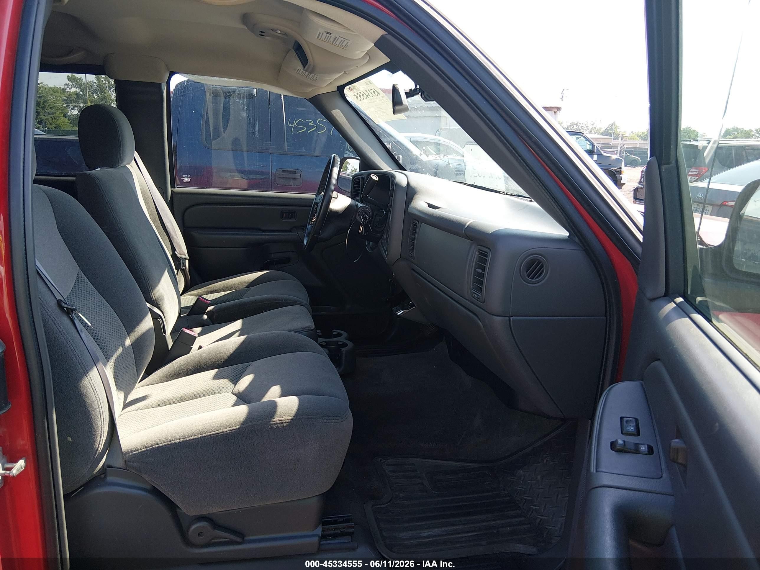 2005 Chevrolet Silverado 1500 Ls Red vin: 1GCEC19T75E255447