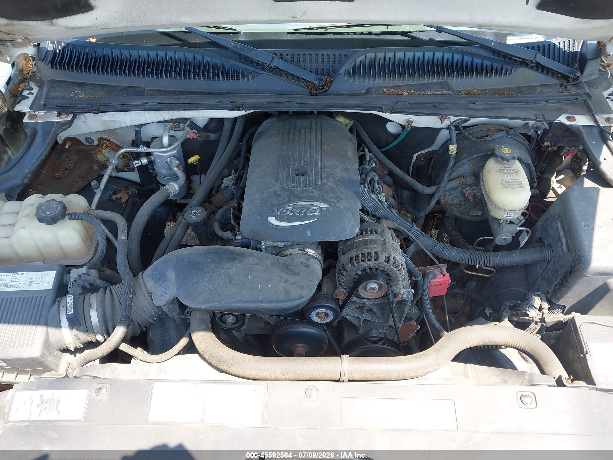 2005 Chevrolet Silverado 1500 Work Truck White vin: 1GCEC19T75E323892