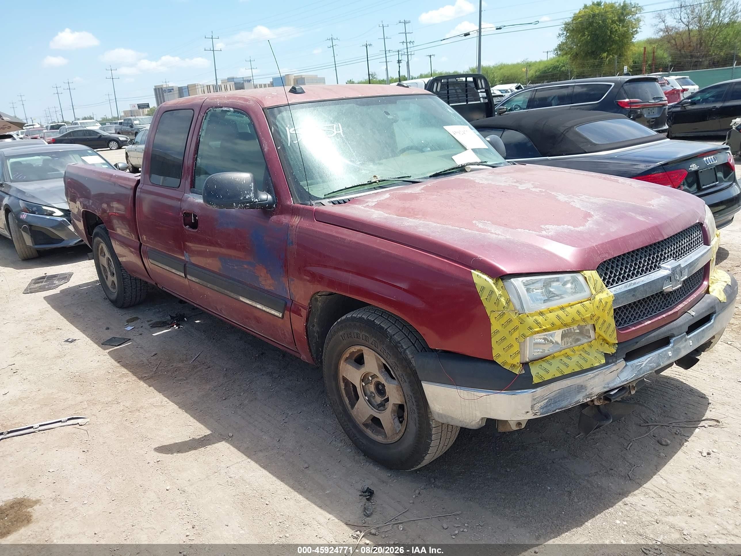 2005 Chevrolet Silverado 1500 Lt Maroon vin: 1GCEC19T75Z154854