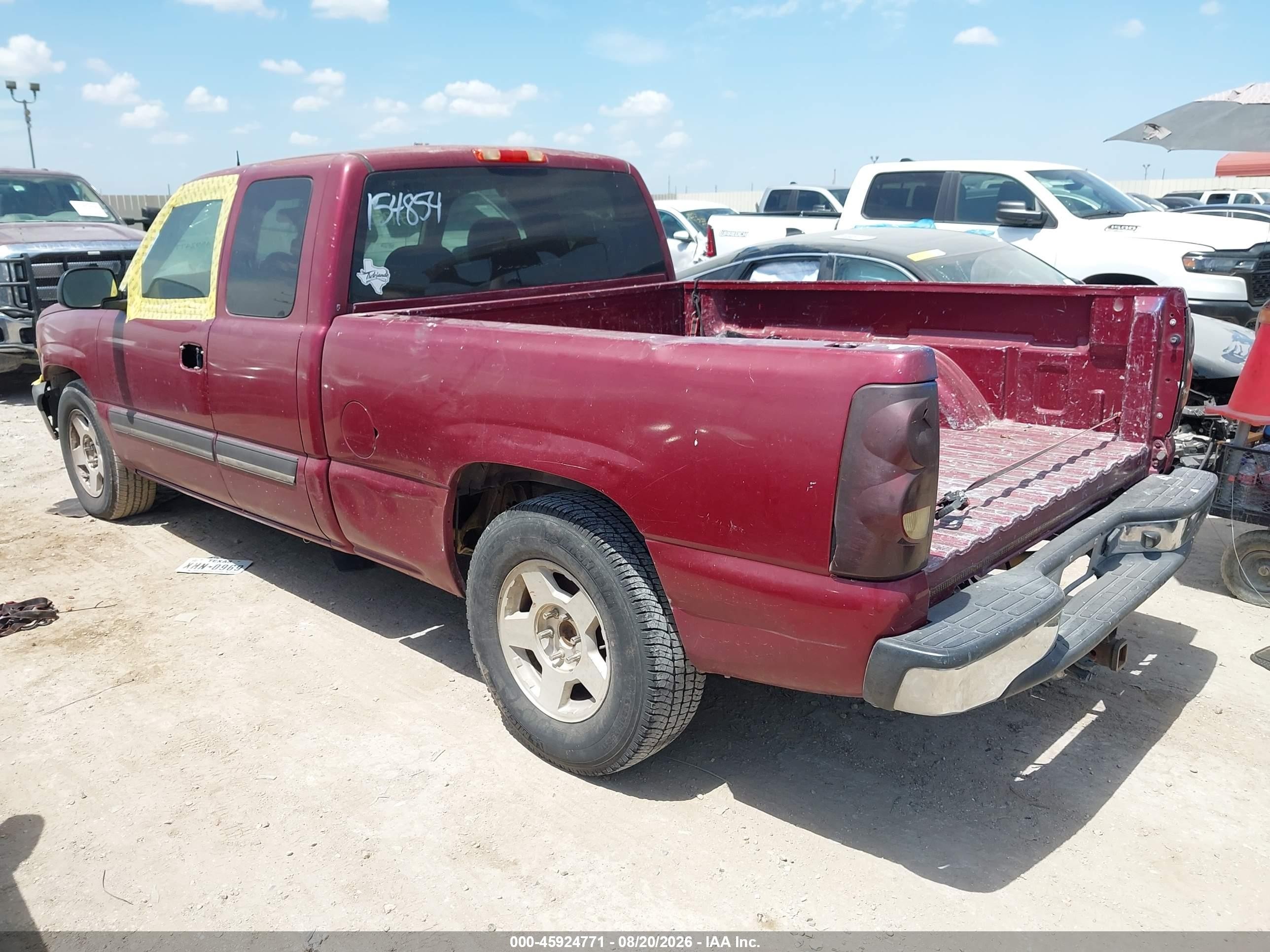 2005 Chevrolet Silverado 1500 Lt Maroon vin: 1GCEC19T75Z154854