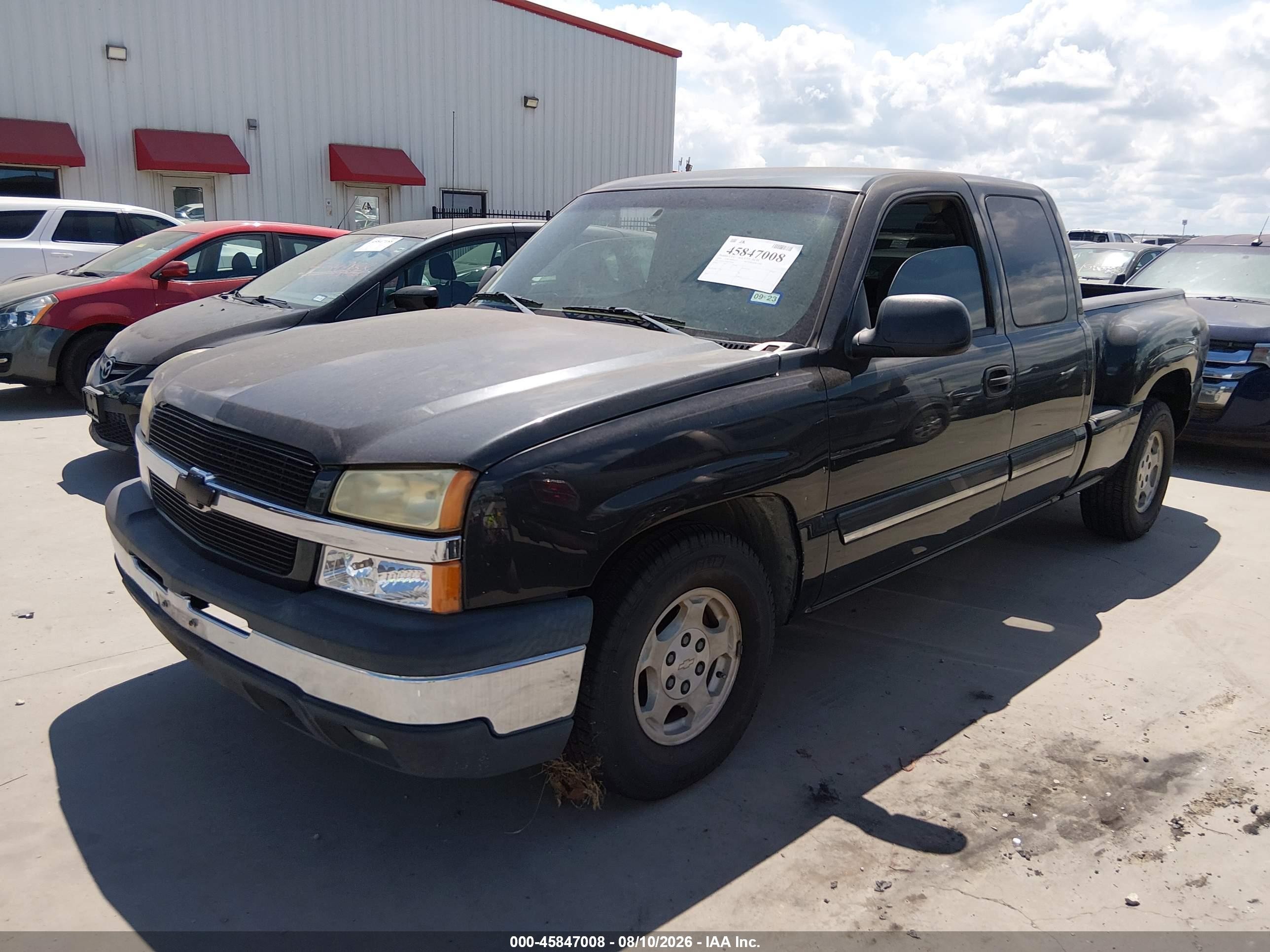 2004 Chevrolet Silverado 1500 Ls Black vin: 1GCEC19T84Z195086