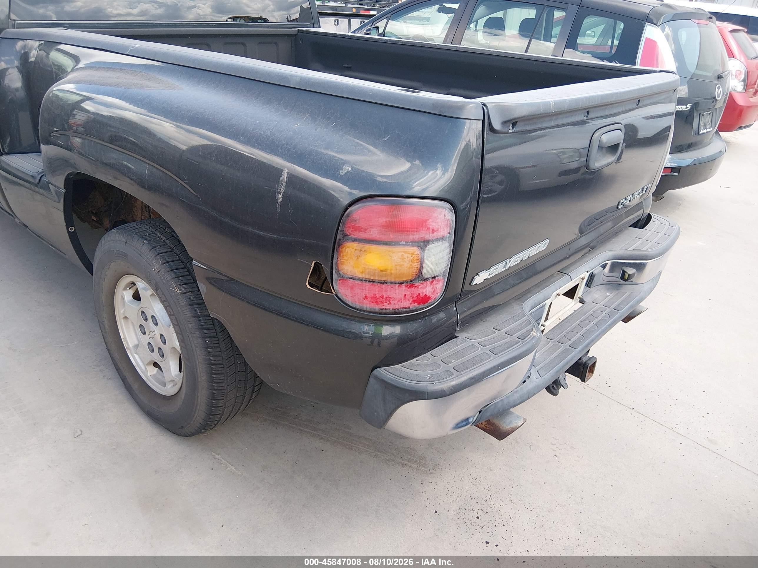 2004 Chevrolet Silverado 1500 Ls Black vin: 1GCEC19T84Z195086
