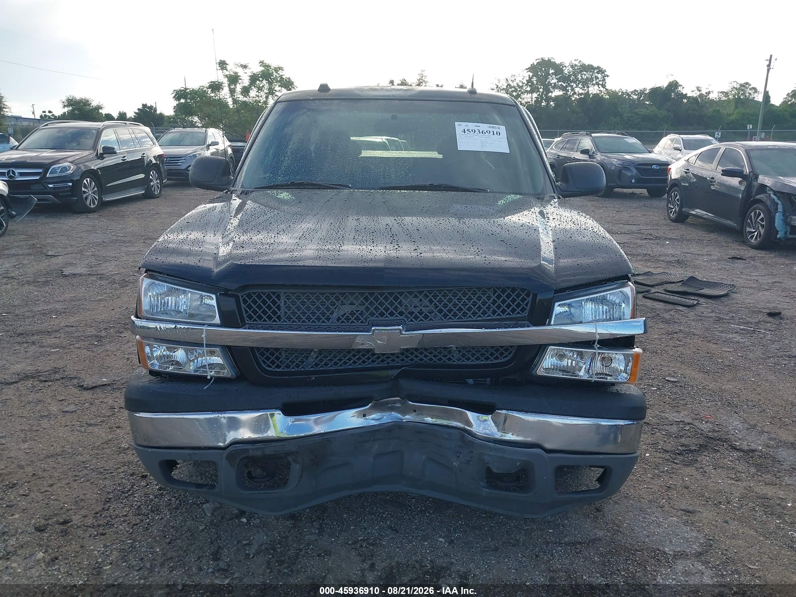 2004 Chevrolet Silverado 1500 Ls Black vin: 1GCEC19T84Z217524
