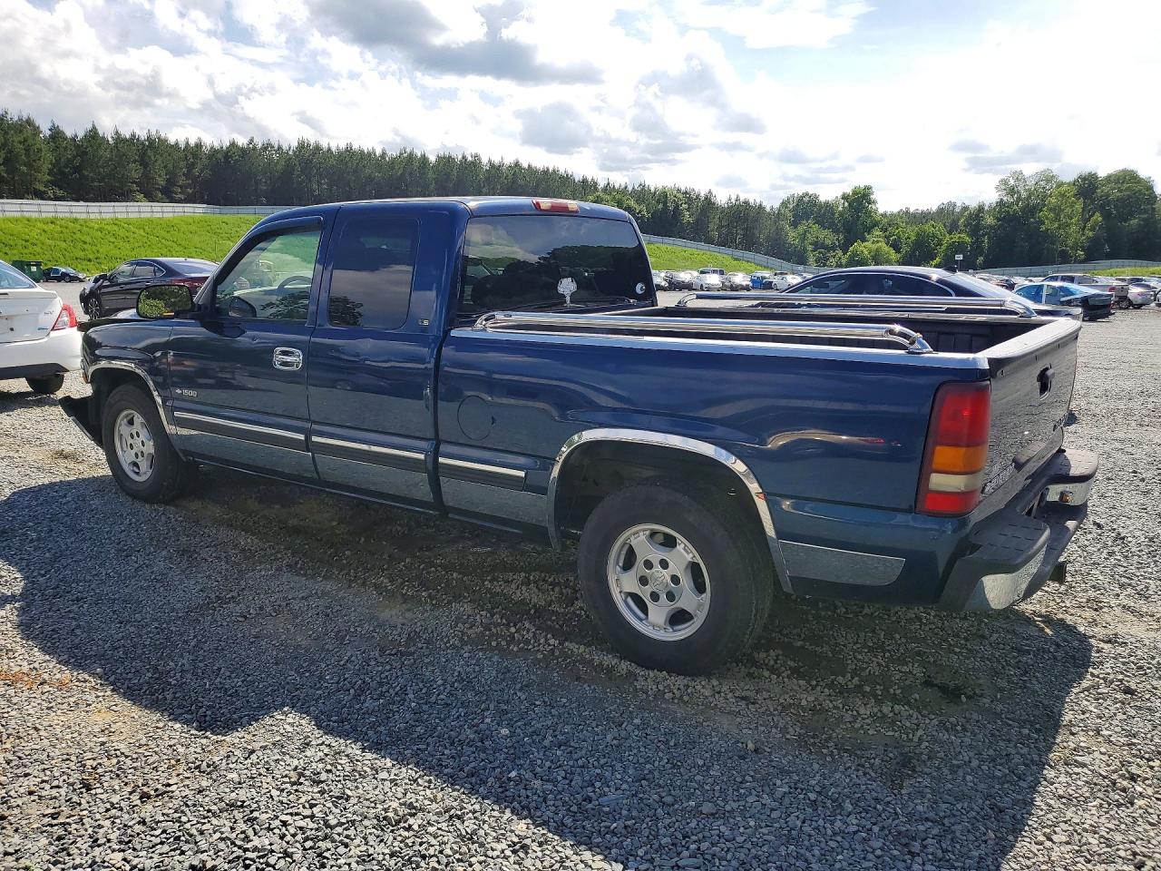 2000 Chevrolet Silverado C1500 Blue vin: 1GCEC19T8YZ155631