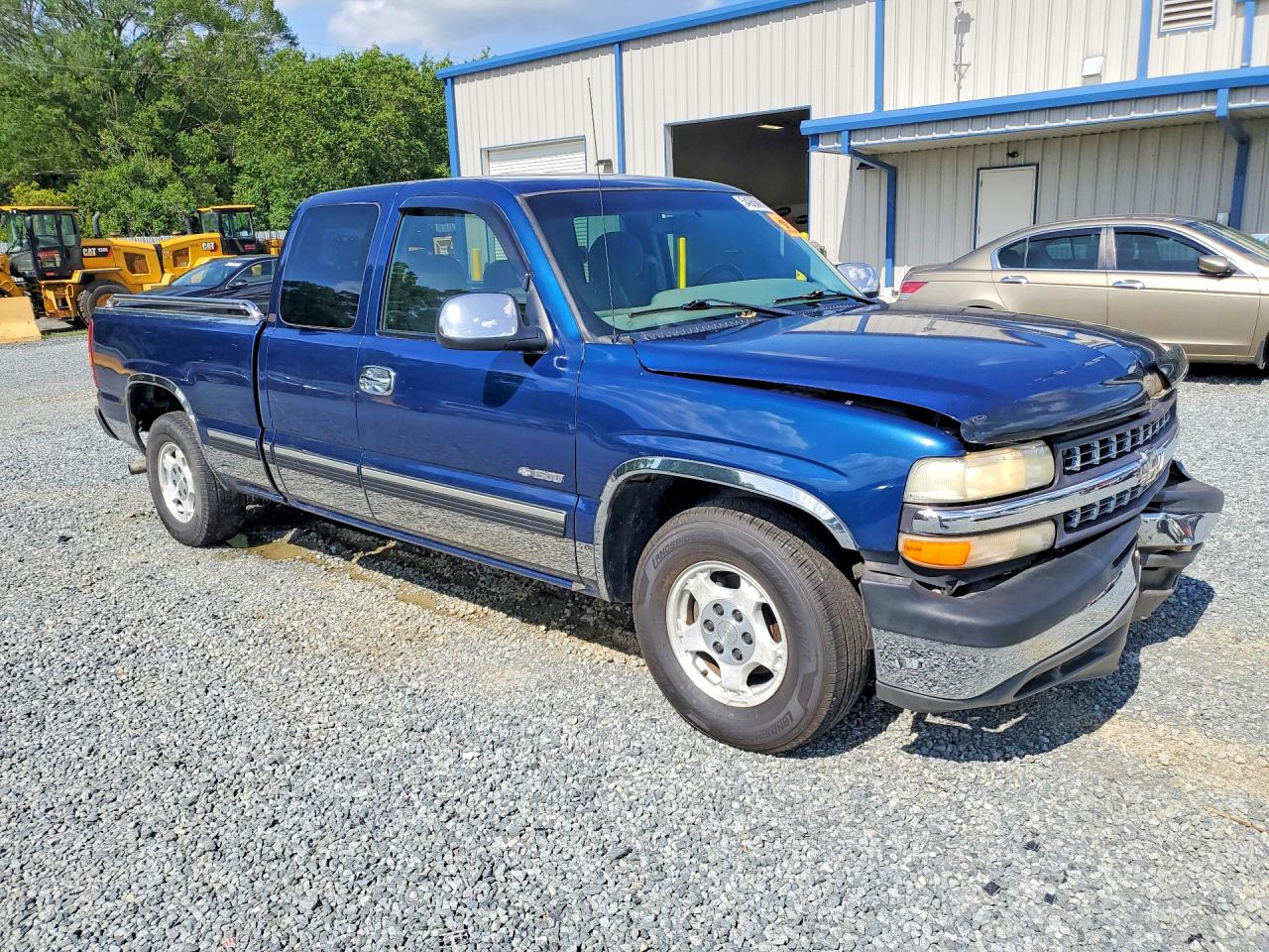 2000 Chevrolet Silverado C1500 Blue vin: 1GCEC19T8YZ155631