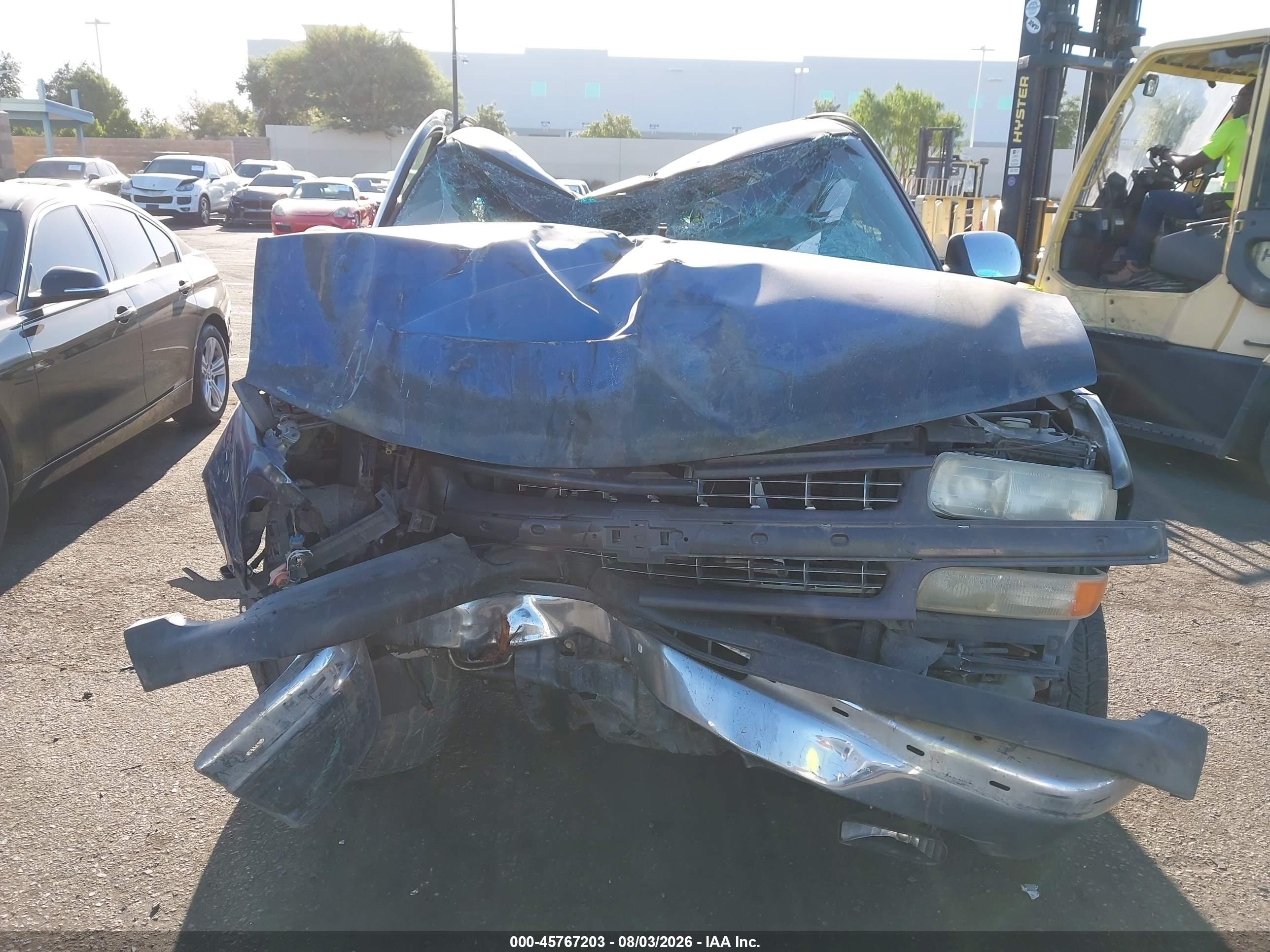 2000 Chevrolet Silverado 1500 Ls Синий vin: 1GCEC19T8YZ283965
