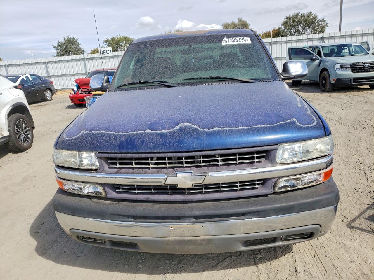 2001 Chevrolet Silverado C1500 Blue vin: 1GCEC19T91Z189955