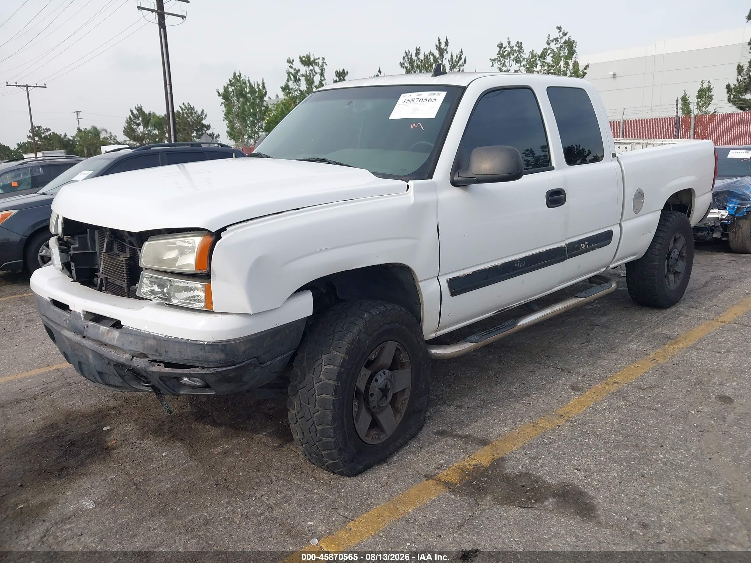 2006 Chevrolet Silverado 1500 Lt1 Белый vin: 1GCEC19T96Z163721