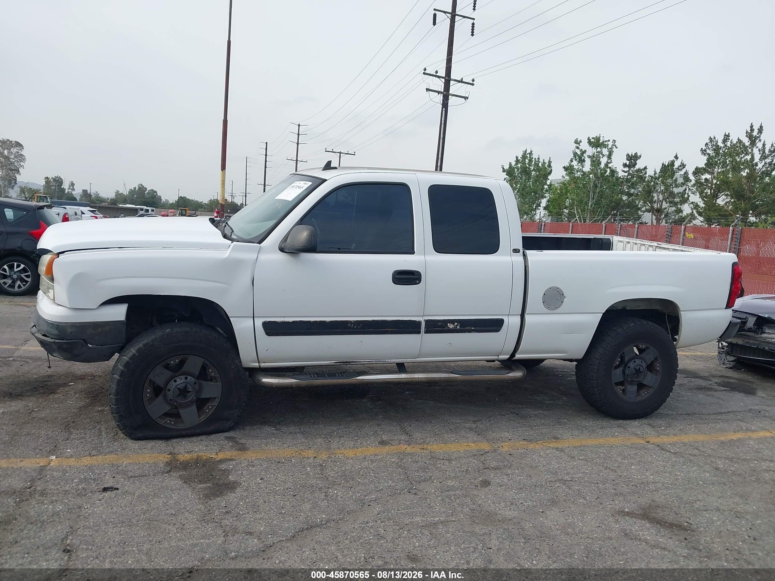 2006 Chevrolet Silverado 1500 Lt1 Белый vin: 1GCEC19T96Z163721